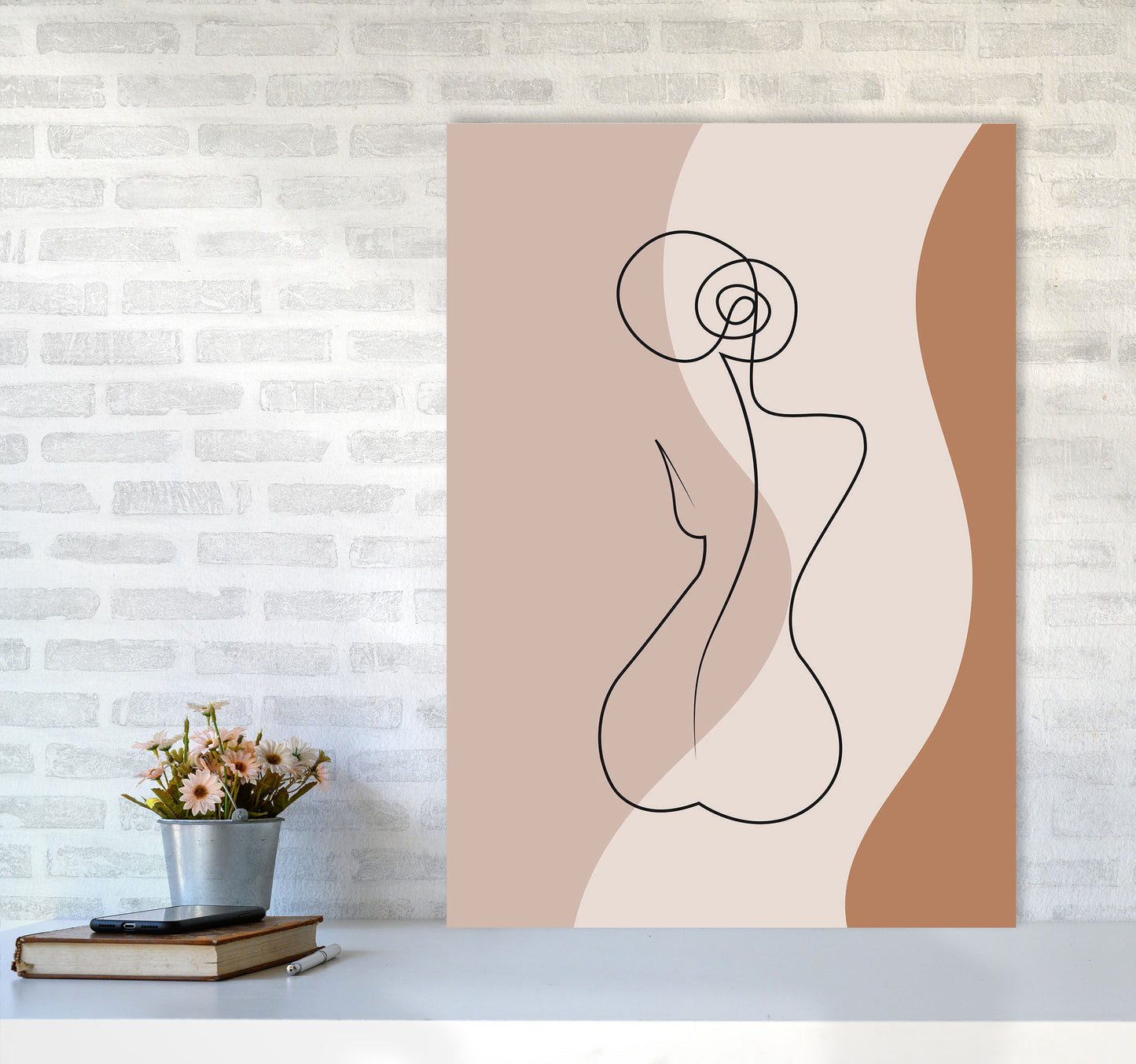 Female Figure I Art Print by Jason Stanley A1 Black Frame