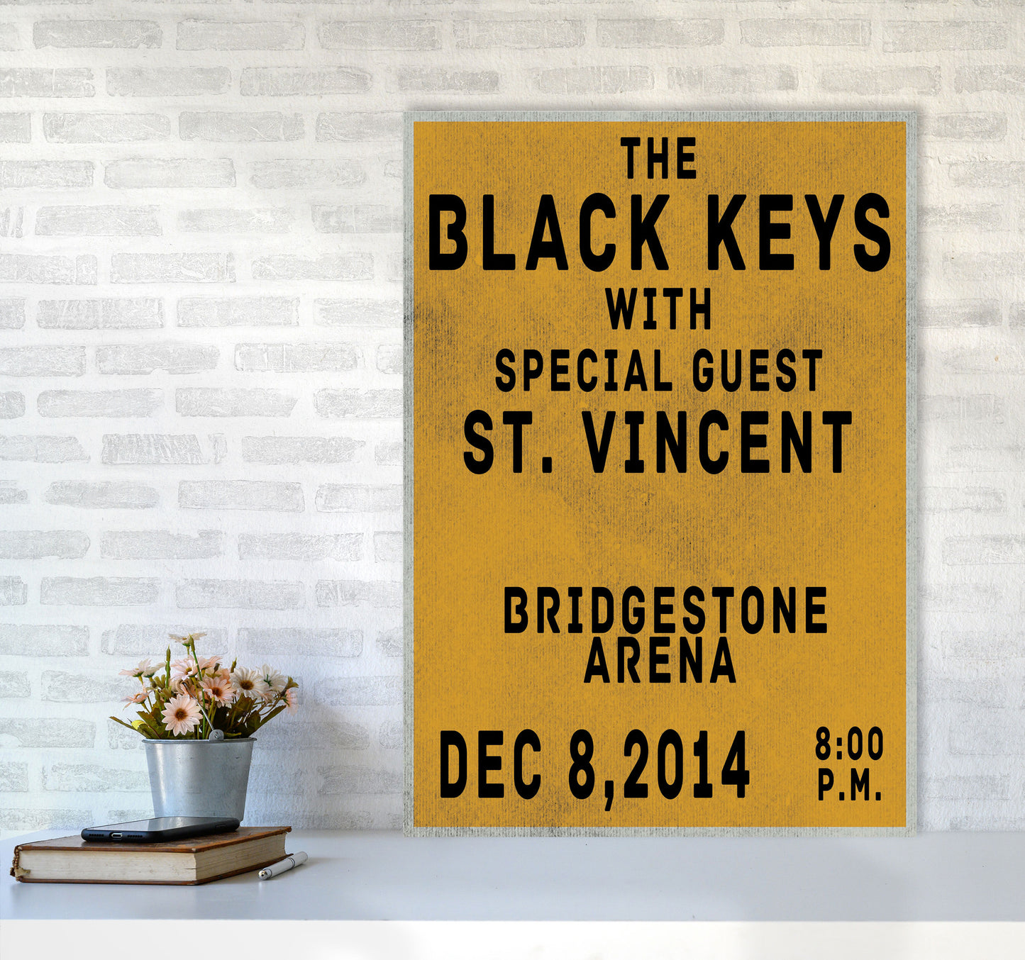 The Black Keys Art Print by Jason Stanley A1 Black Frame
