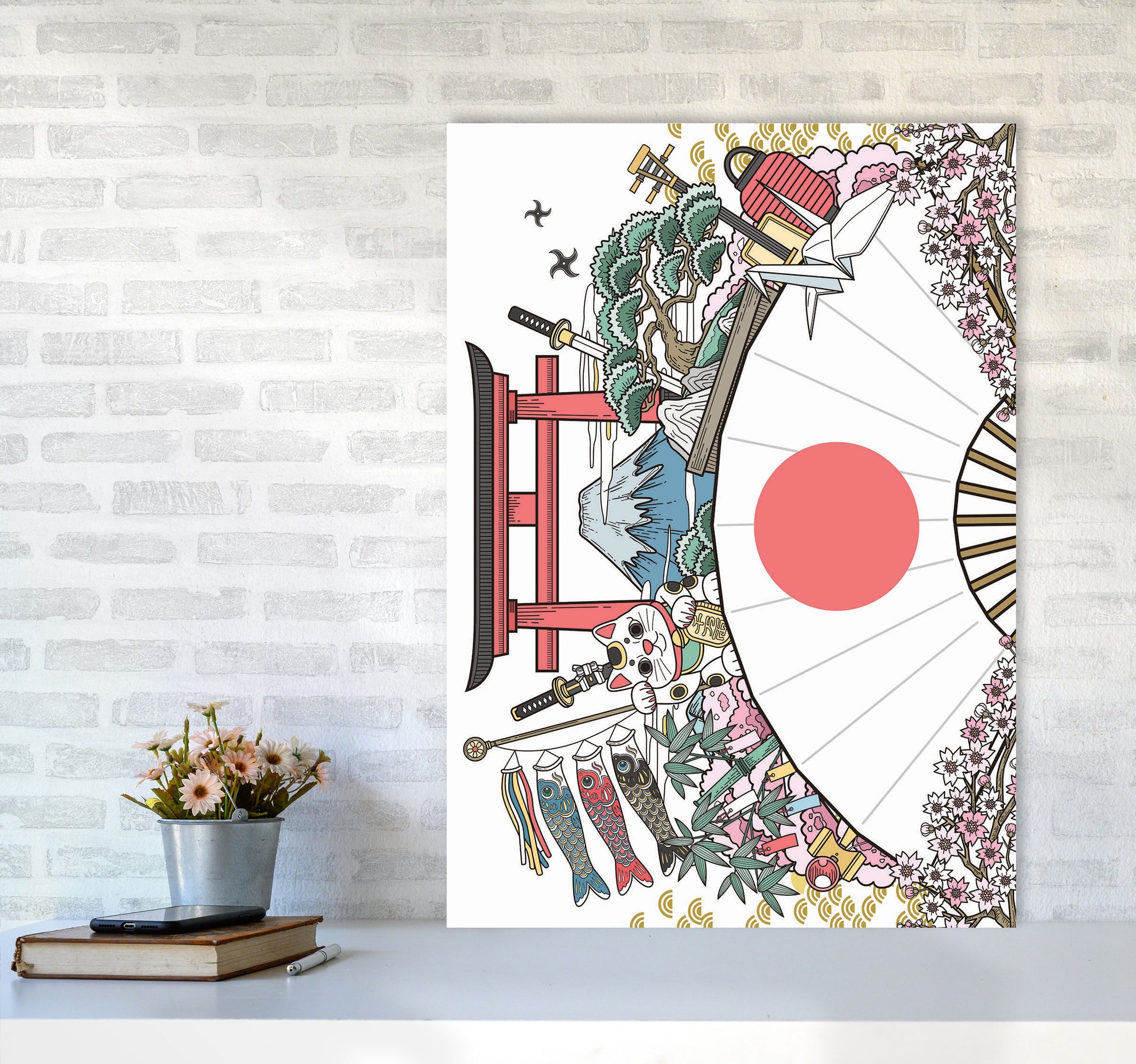 All Japan Has To Offer Art Print by Jason Stanley A1 Black Frame