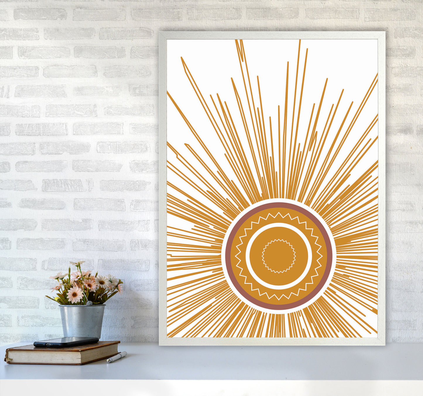 Get Your Vitamin D! Art Print by Jason Stanley A1 Oak Frame