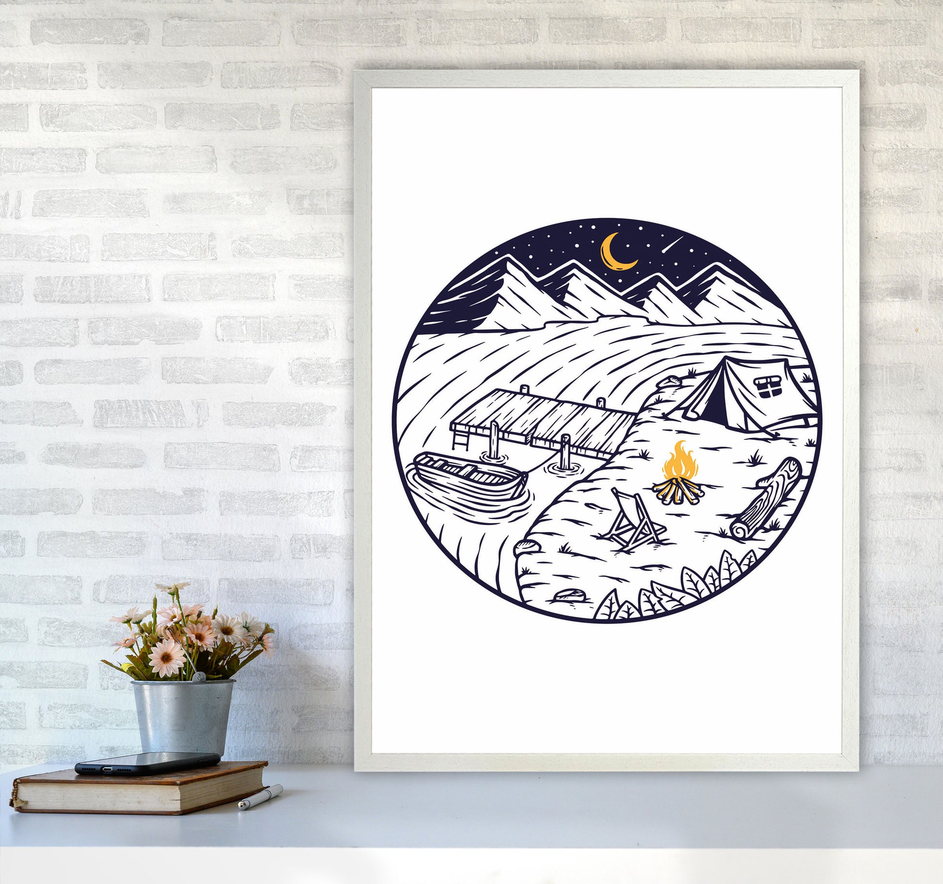 Slice Of Paradise Art Print by Jason Stanley A1 Oak Frame