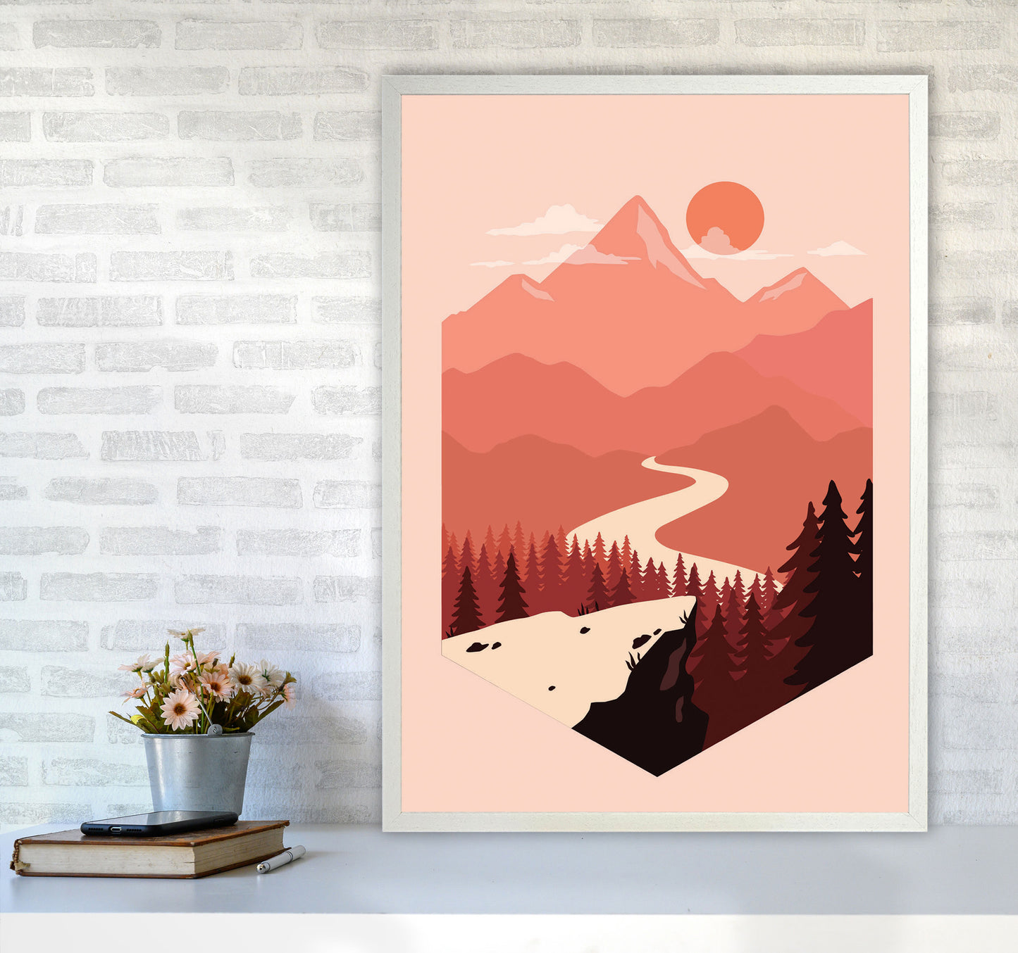 Get Out There 2 Art Print by Jason Stanley A1 Oak Frame