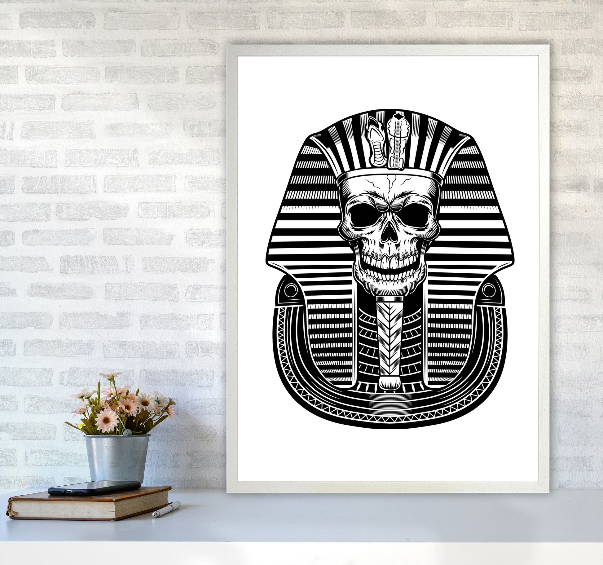Pharoah Art Print by Jason Stanley A1 Oak Frame
