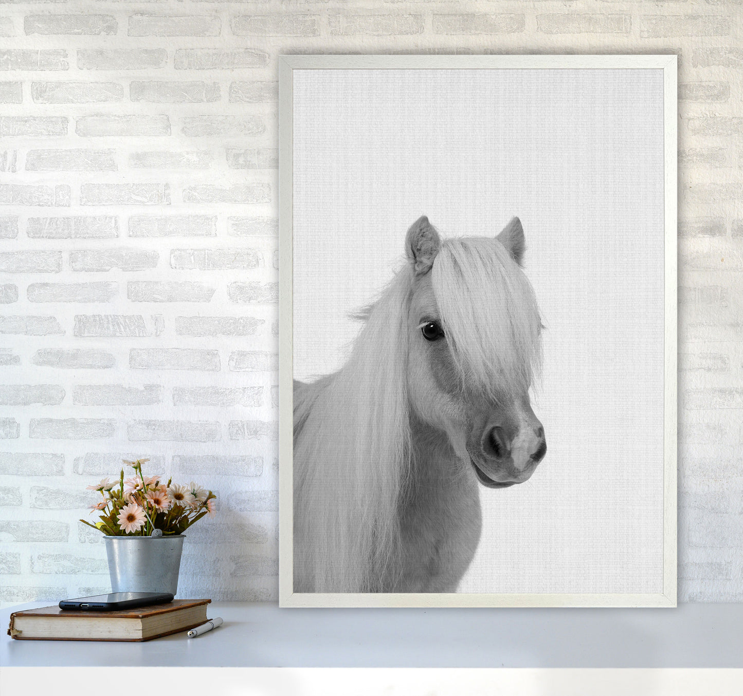 Stay Gold Pony Boy Art Print by Jason Stanley A1 Oak Frame
