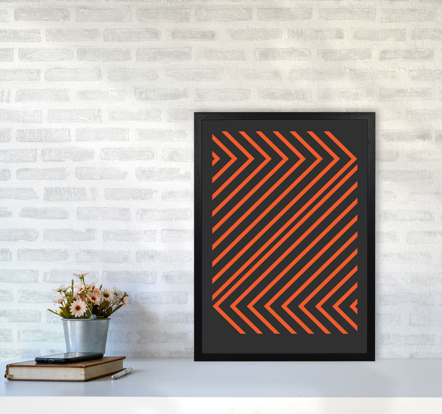 Pattern Series -1 Art Print by Jason Stanley A2 White Frame