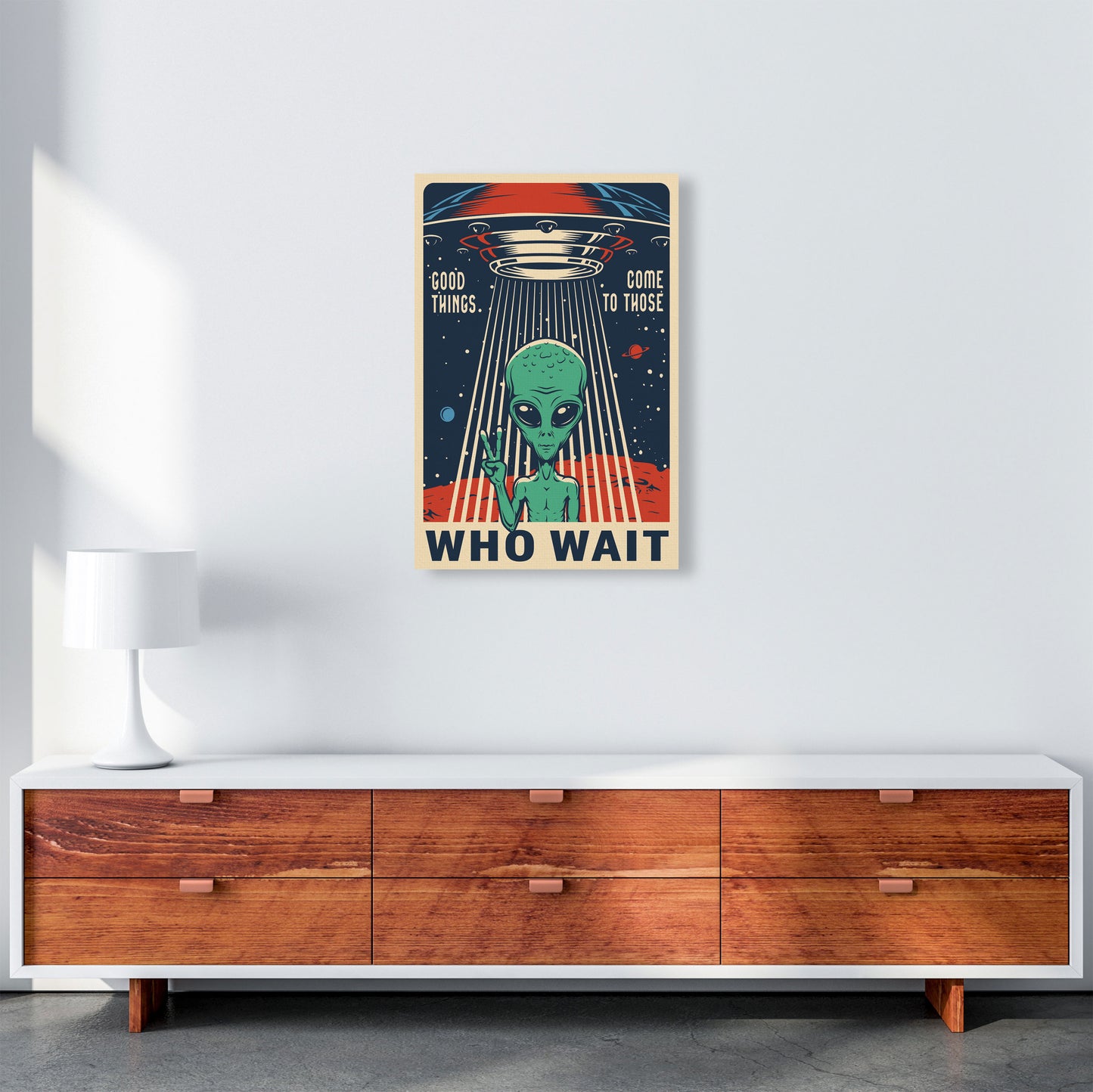 Outer Space Series - #12 Art Print by Jason Stanley A2 Canvas