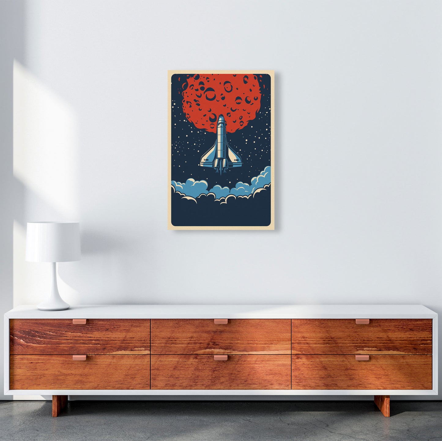 Outer Space Series - #15 Art Print by Jason Stanley A2 Canvas