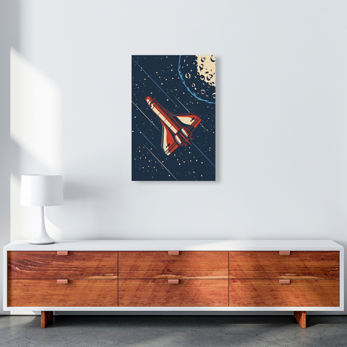 Outer Space Series - #16 Art Print by Jason Stanley A2 Canvas