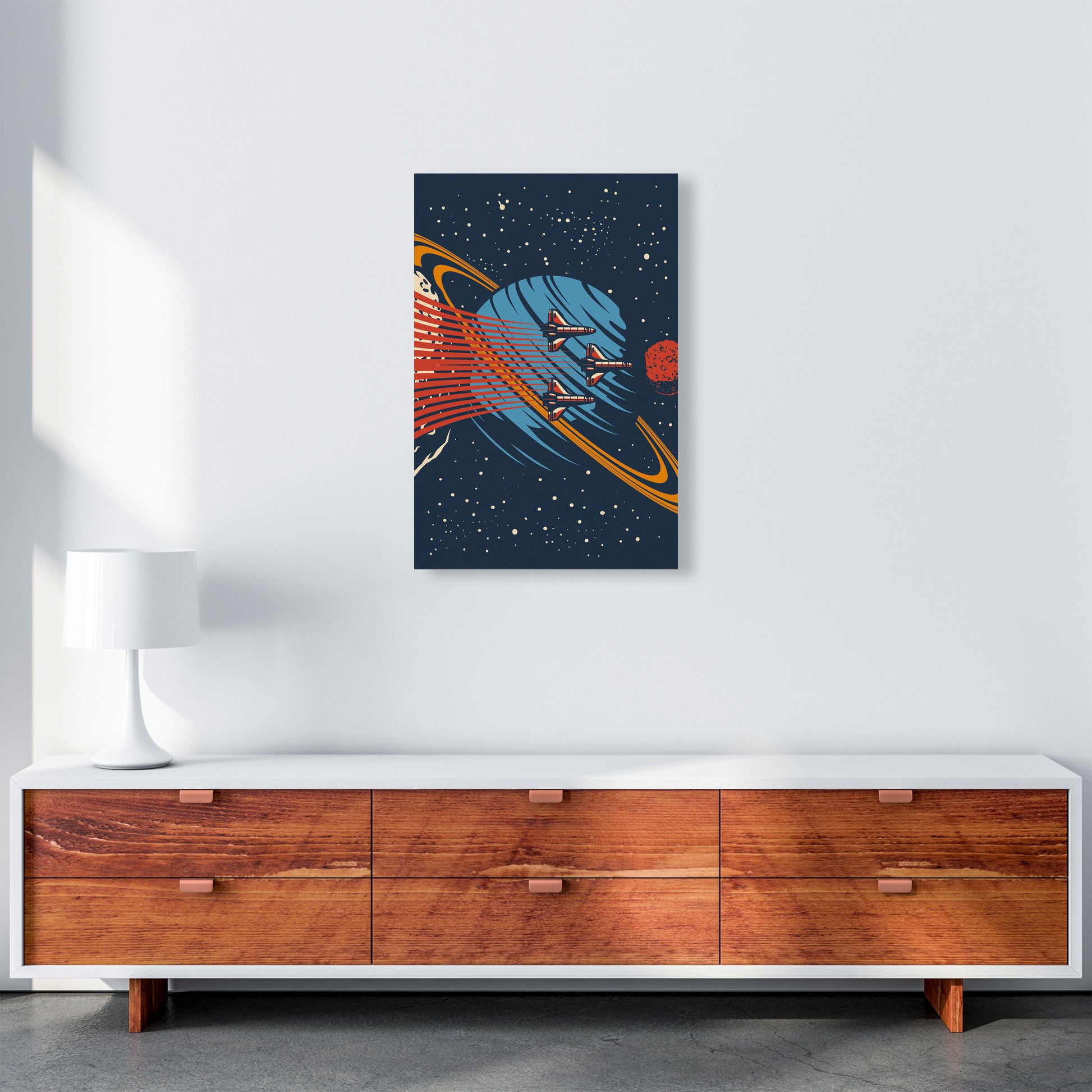 Outer Space Series - #3 Art Print by Jason Stanley A2 Canvas