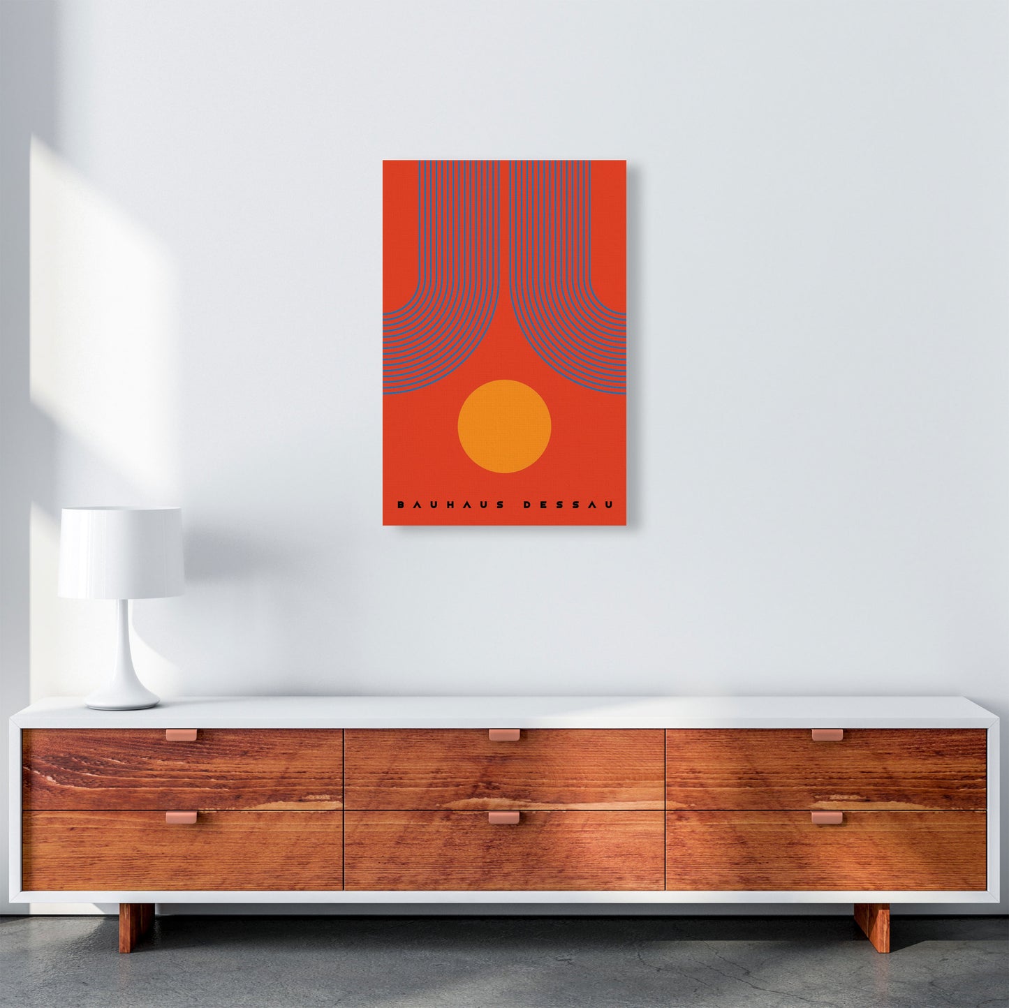 Bauhaus Design IIIII Art Print by Jason Stanley A2 Canvas