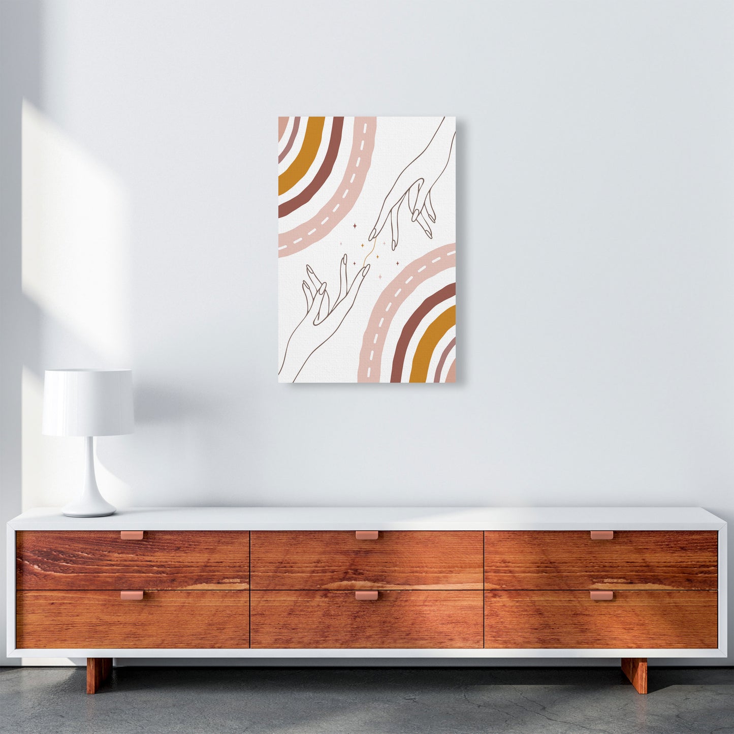 We Are All Connected Art Print by Jason Stanley A2 Canvas