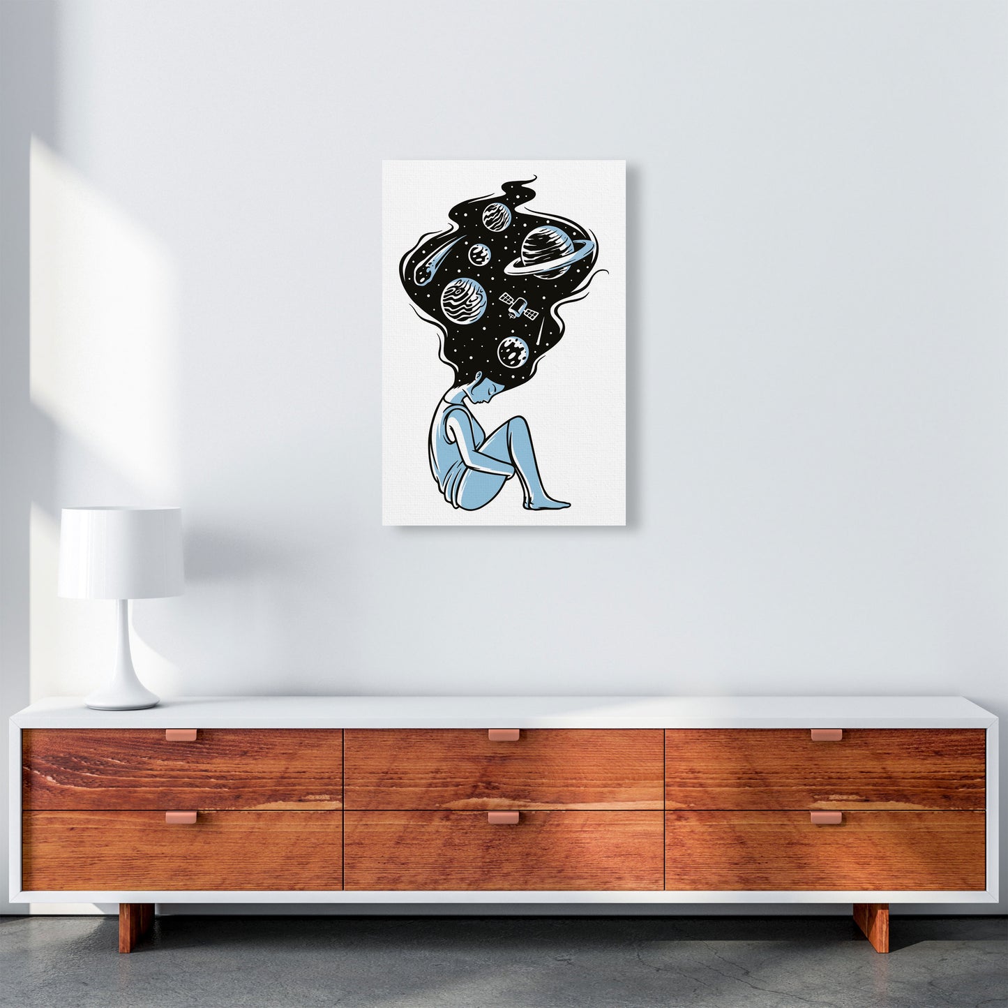 Head In The Clouds Art Print by Jason Stanley A2 Canvas
