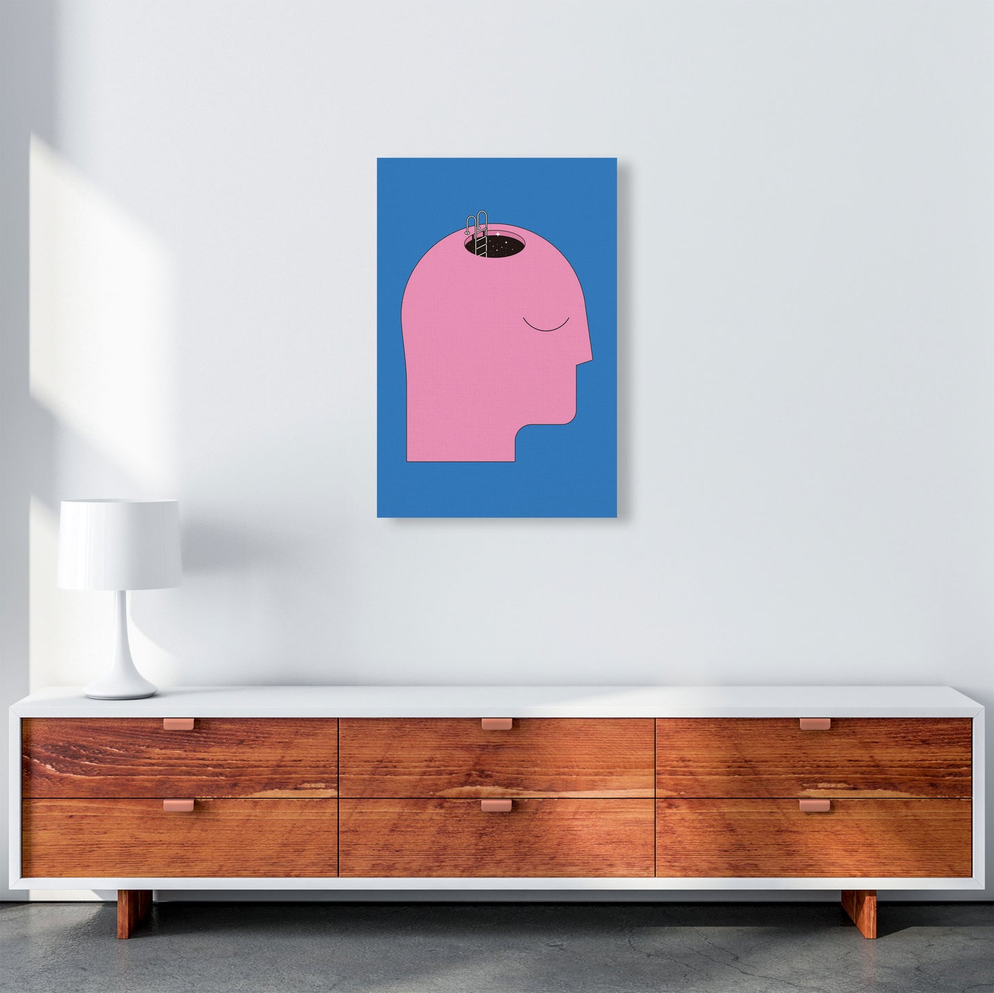 Keep An Open Mind Art Print by Jason Stanley A2 Canvas