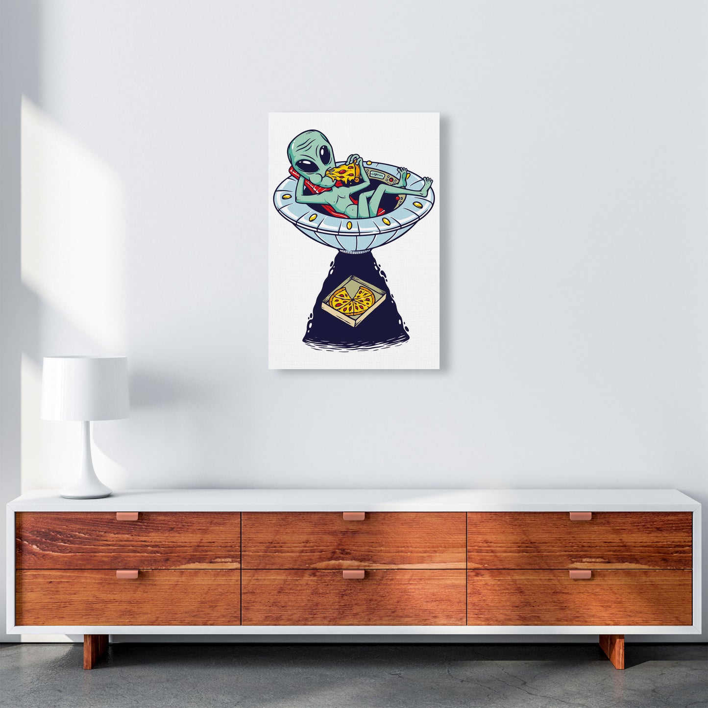 Delivery Please Art Print by Jason Stanley A2 Canvas