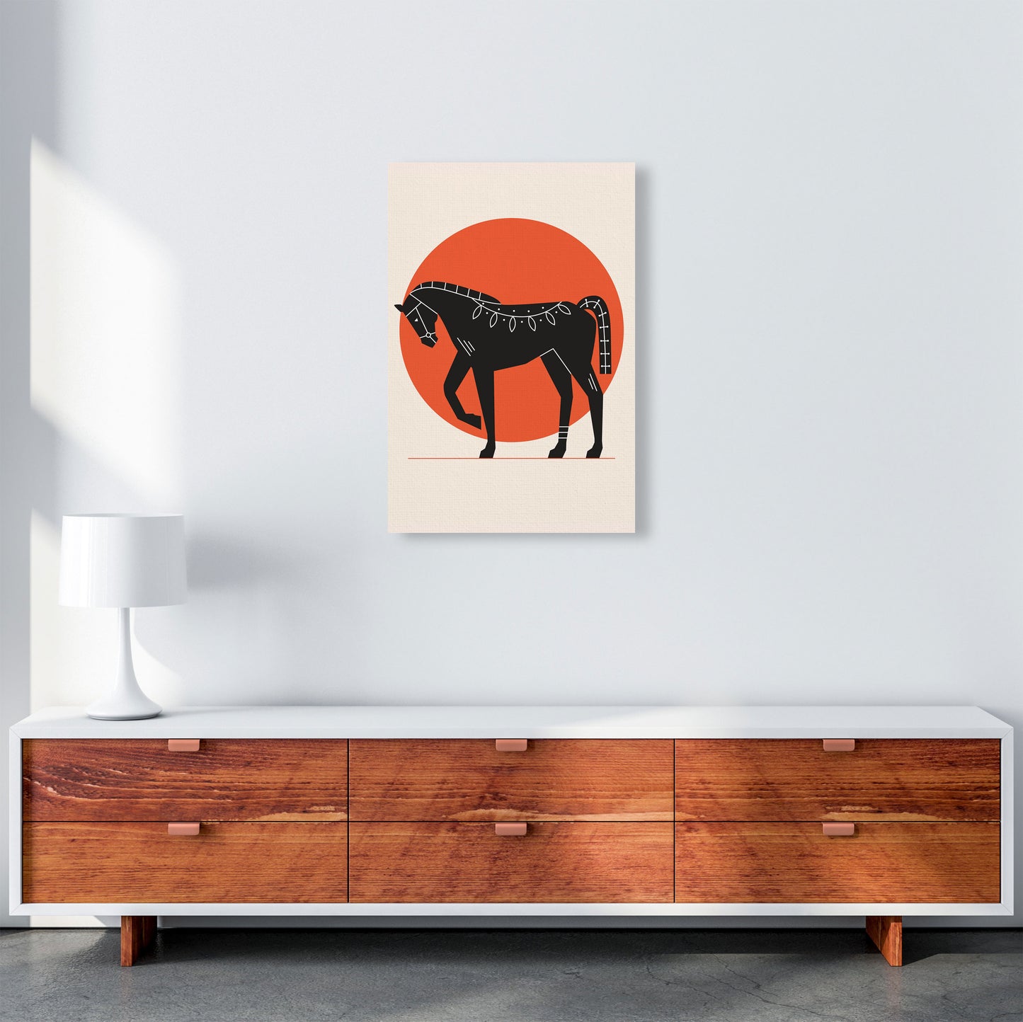 Proud Horse Art Print by Jason Stanley A2 Canvas