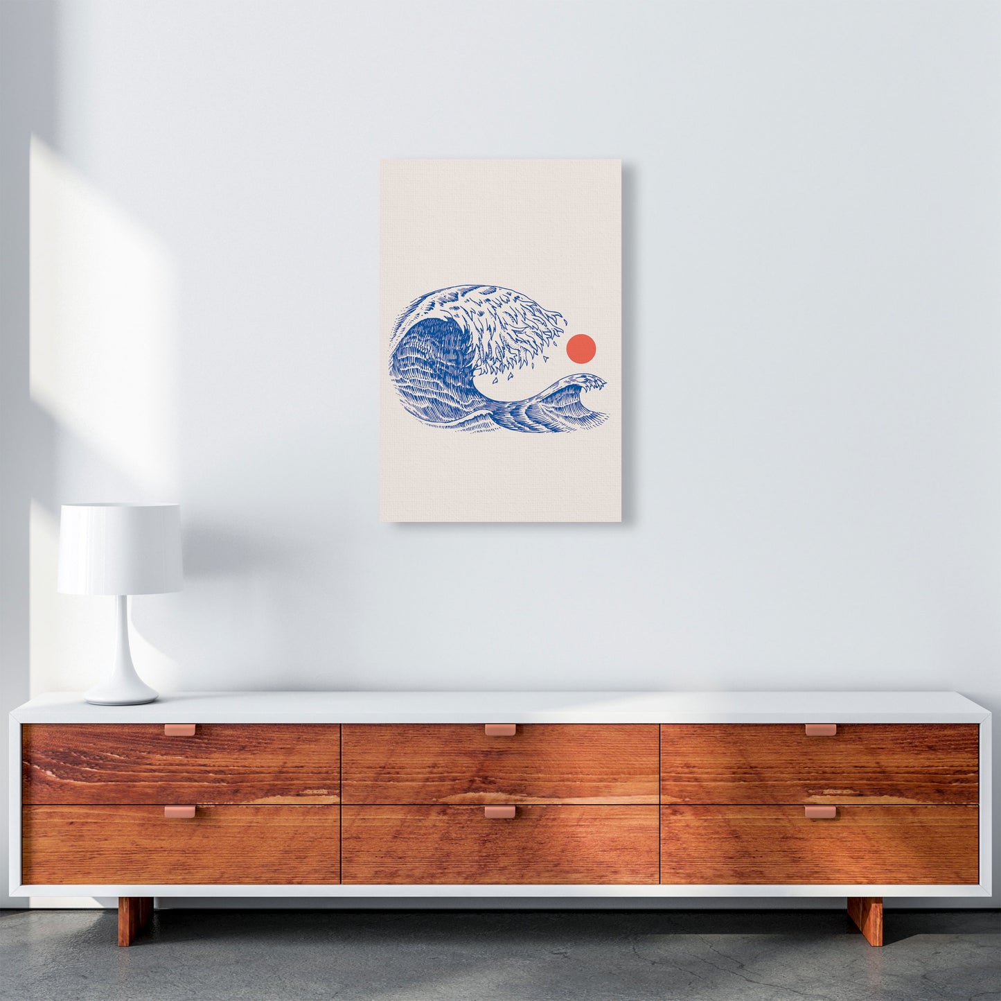 The Wave II Art Print by Jason Stanley A2 Canvas