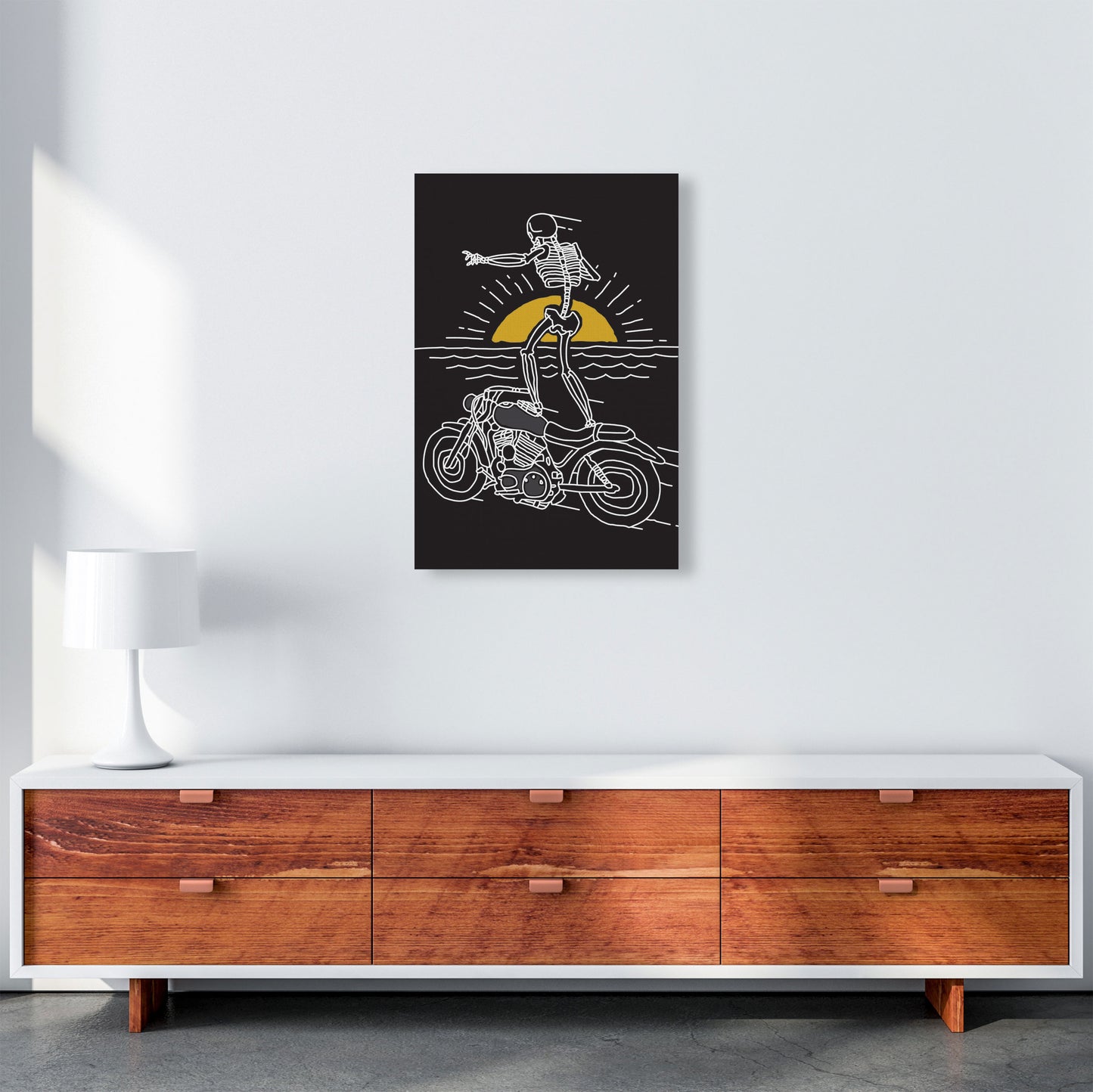 Freedom Rider Art Print by Jason Stanley A2 Canvas