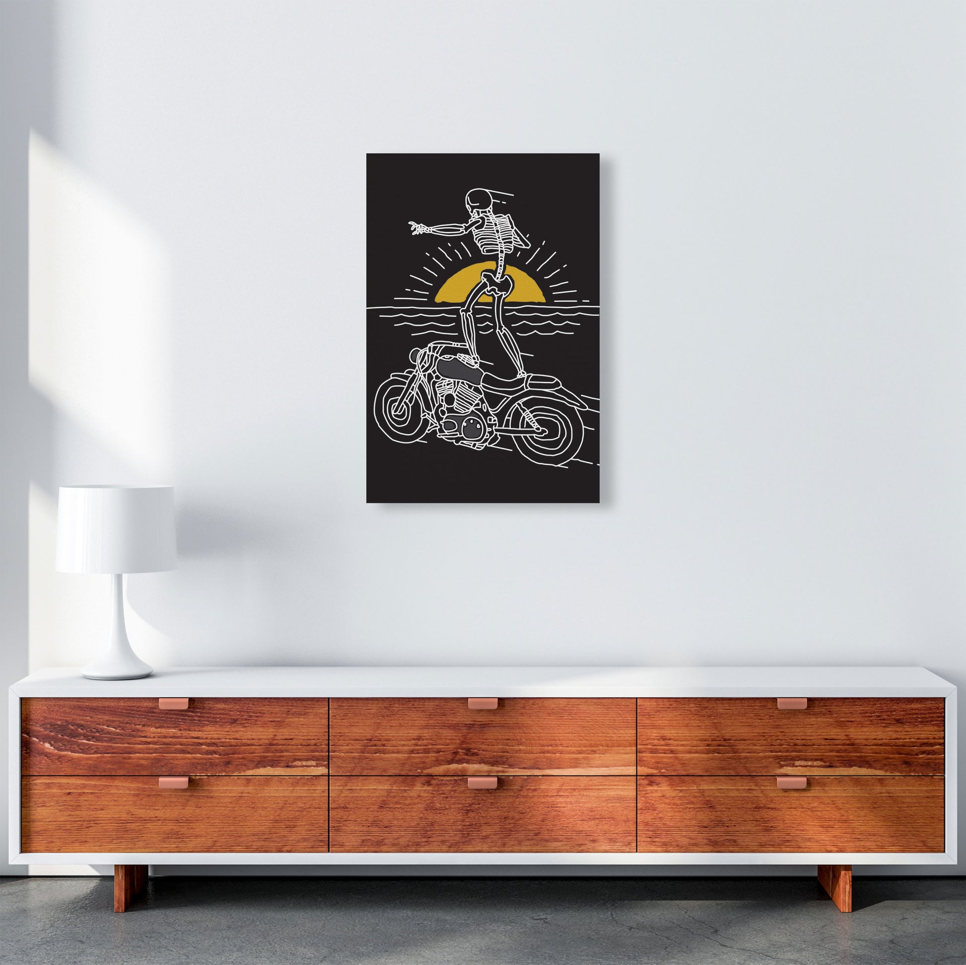 Freedom Rider Art Print by Jason Stanley A2 Canvas