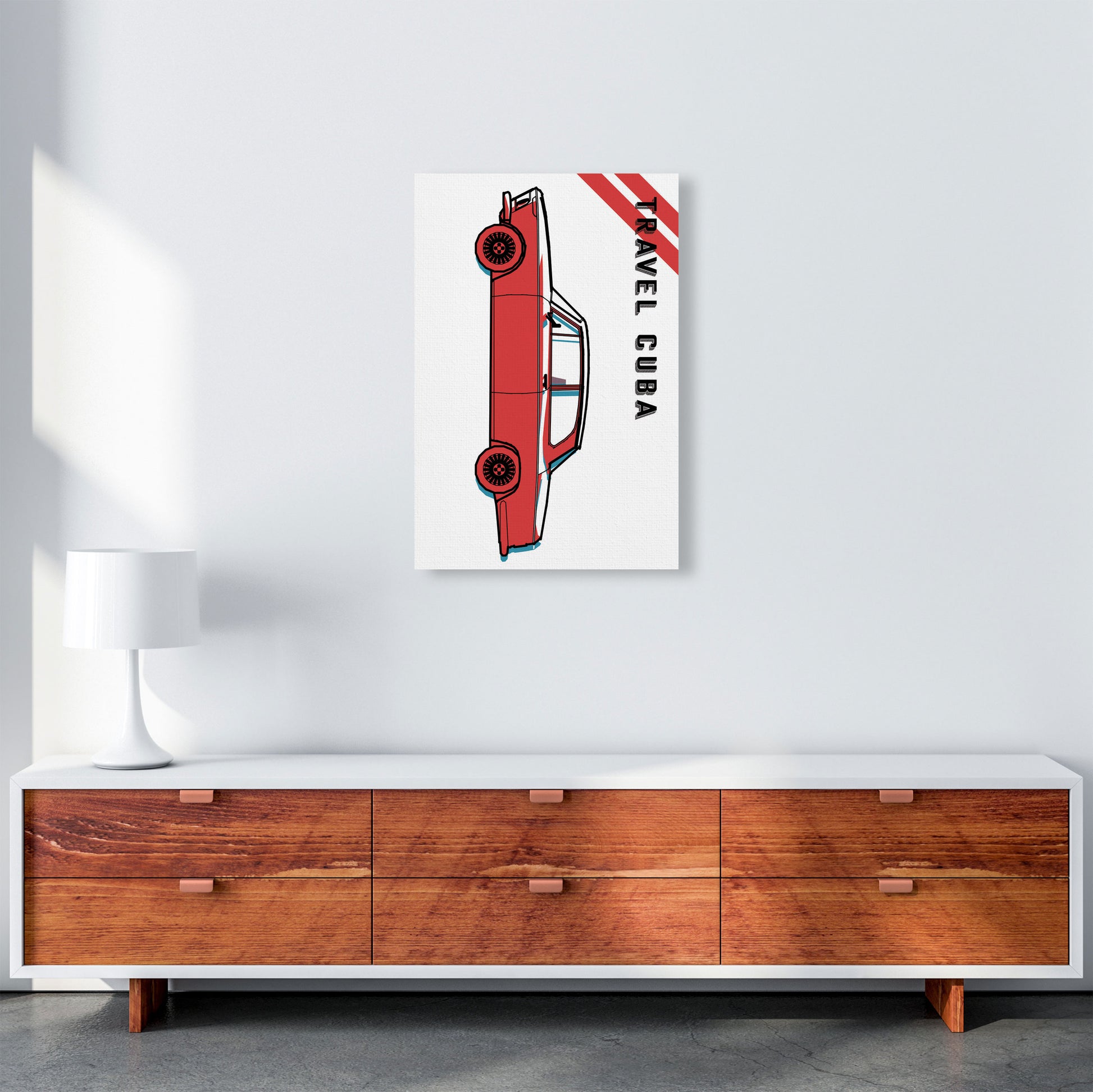 Travel Cuba Art Print by Jason Stanley A2 Canvas