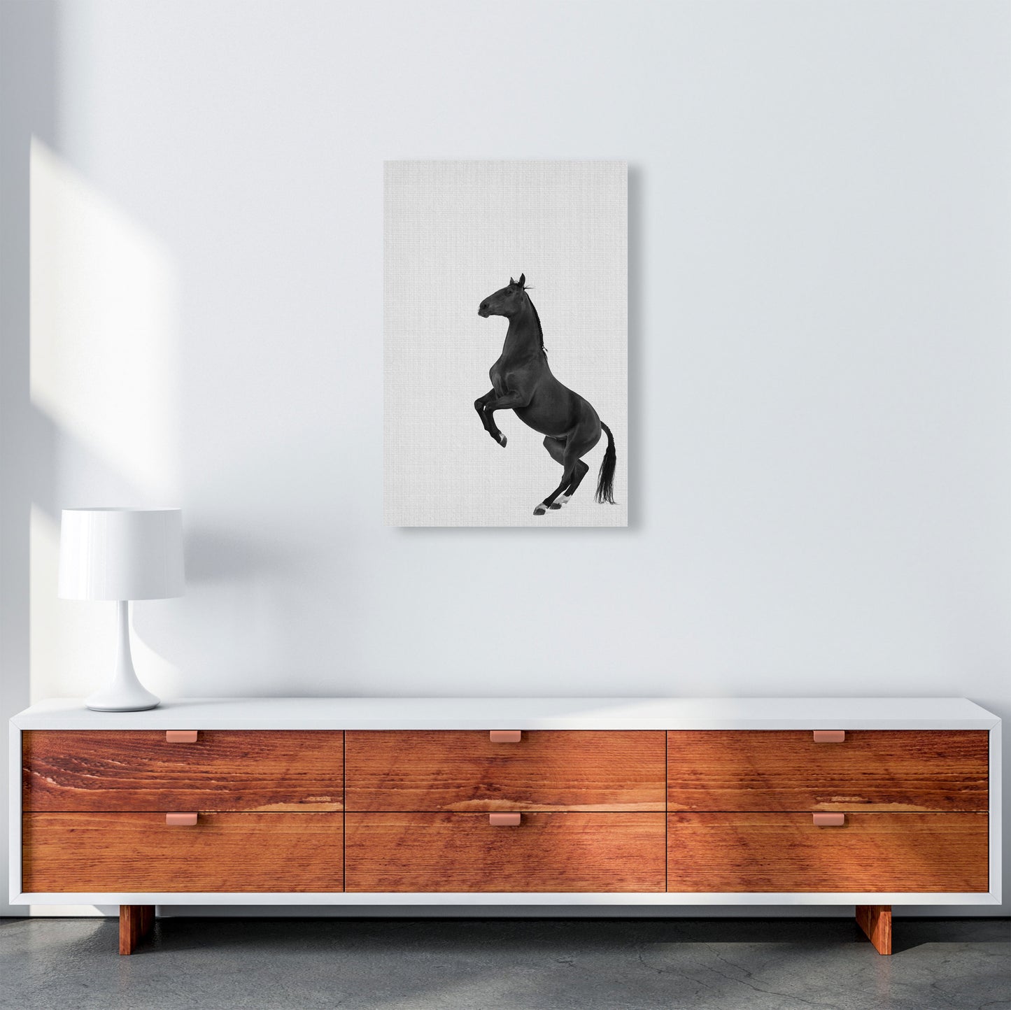 The Dark Horse Rides At Night #2 Art Print by Jason Stanley A2 Canvas