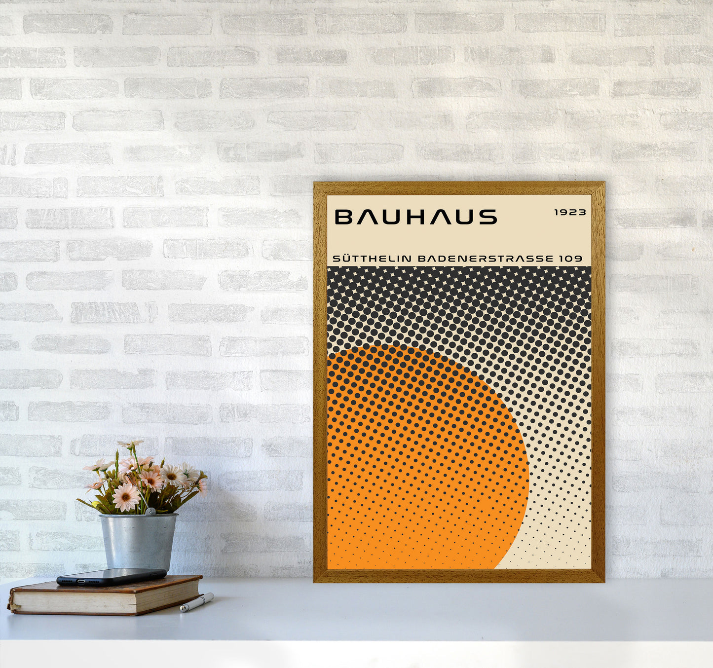 Bauhaus Geometric Yellow Vibe II Art Print by Jason Stanley A2 Print Only