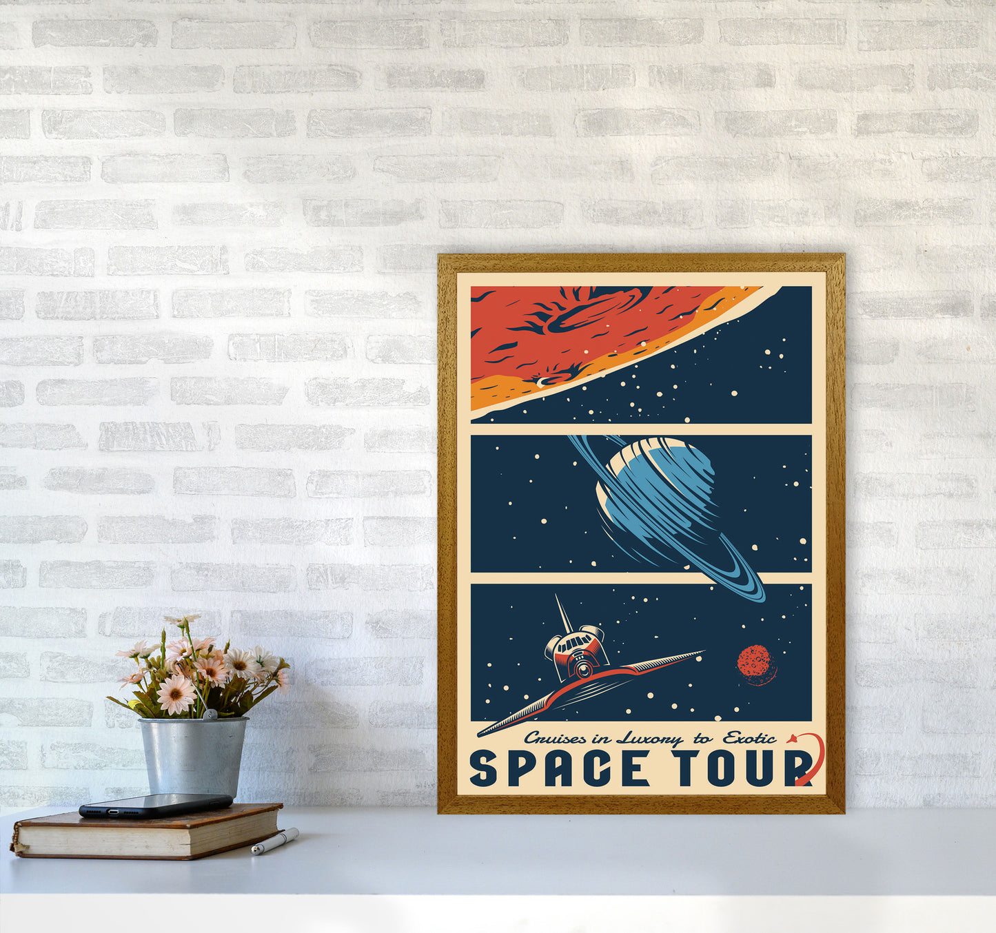 Outer Space Series - #18 Art Print by Jason Stanley A2 Print Only