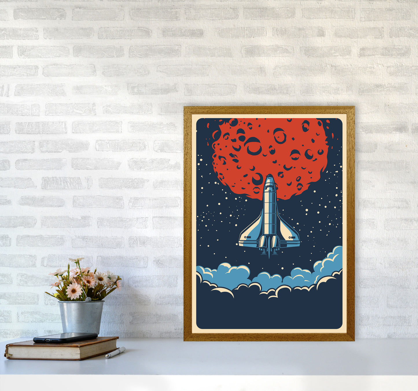 Outer Space Series - #15 Art Print by Jason Stanley A2 Print Only