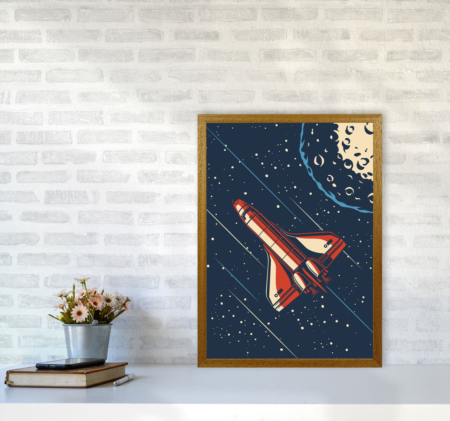 Outer Space Series - #16 Art Print by Jason Stanley A2 Print Only