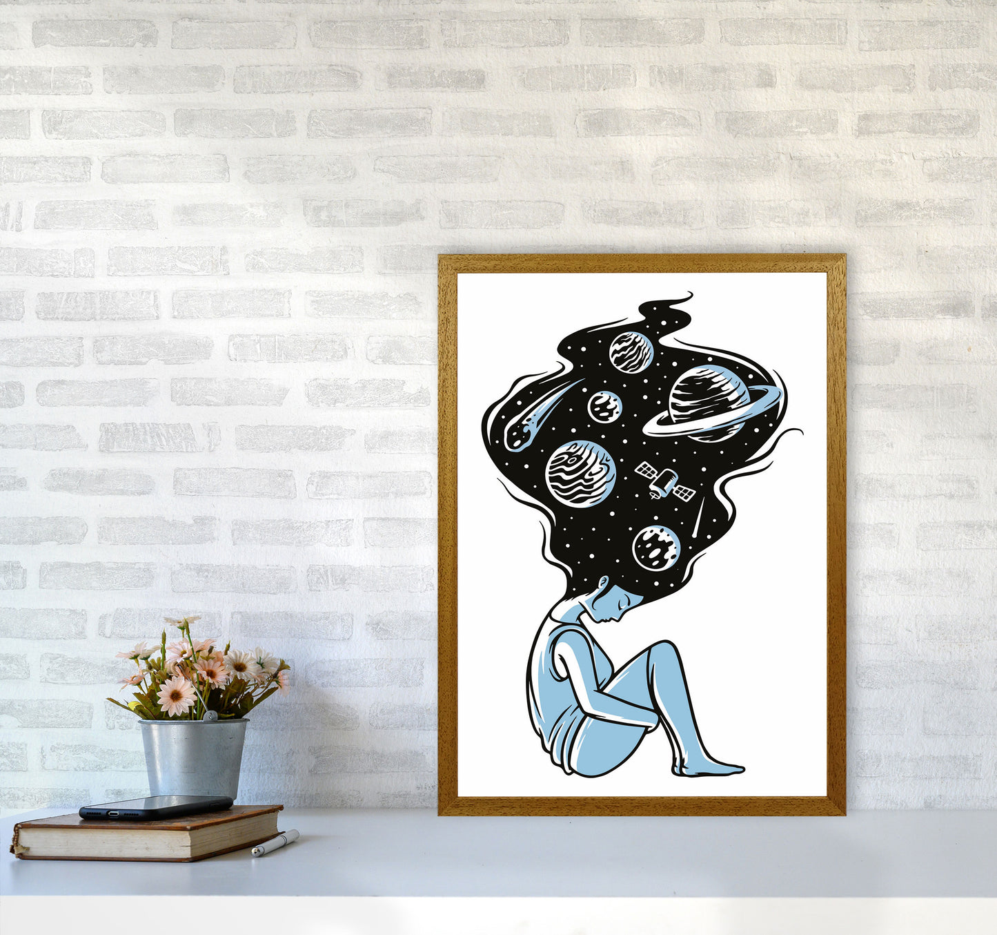 Head In The Clouds Art Print by Jason Stanley A2 Print Only