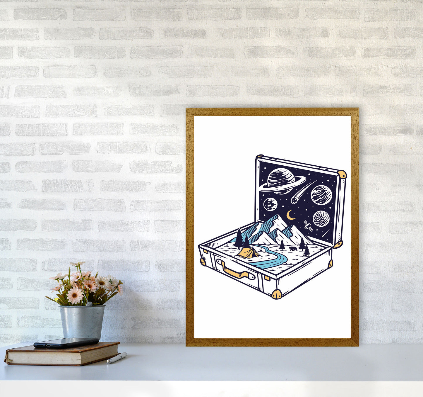 Carry On Carry All Art Print by Jason Stanley A2 Print Only