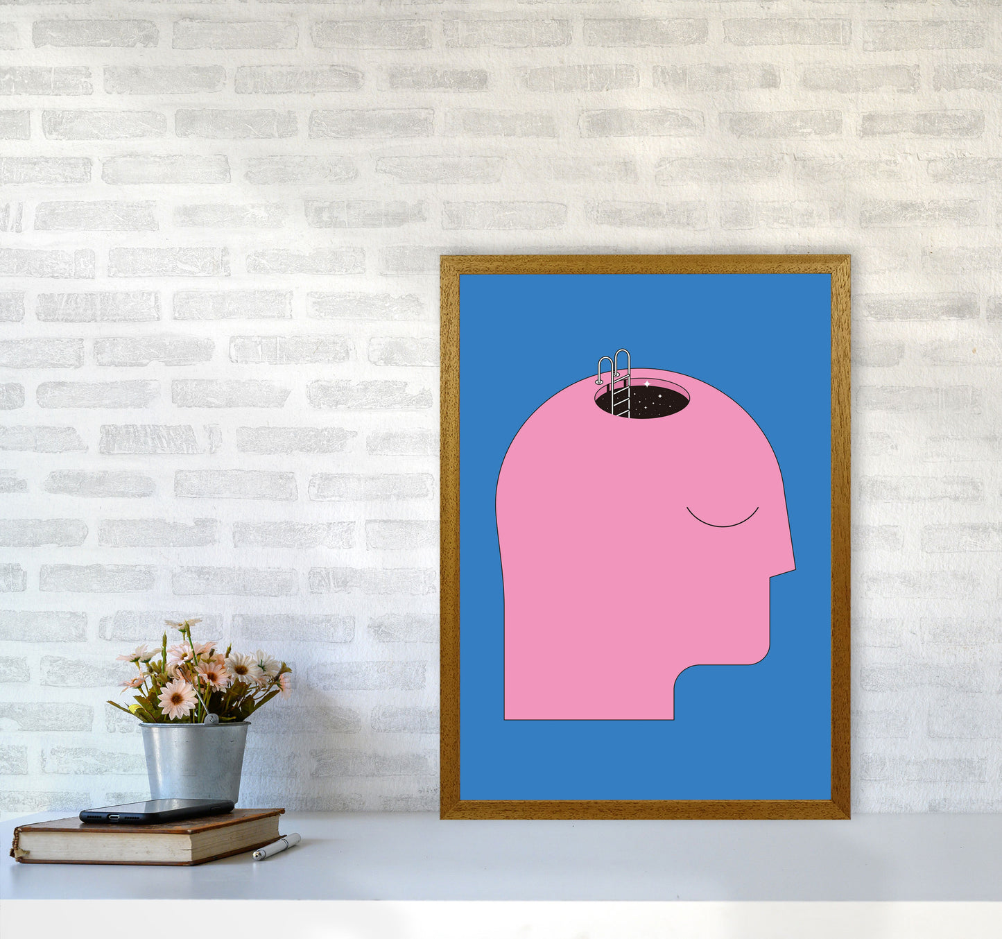 Keep An Open Mind Art Print by Jason Stanley A2 Print Only