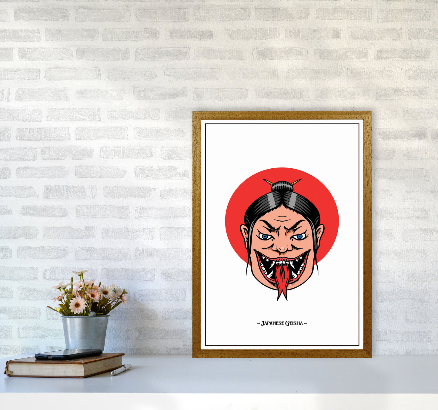 Japanese Geisha Art Print by Jason Stanley A2 Print Only