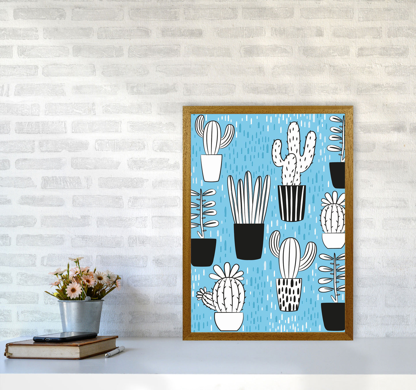 Cactus Vibes #1 Art Print by Jason Stanley A2 Print Only