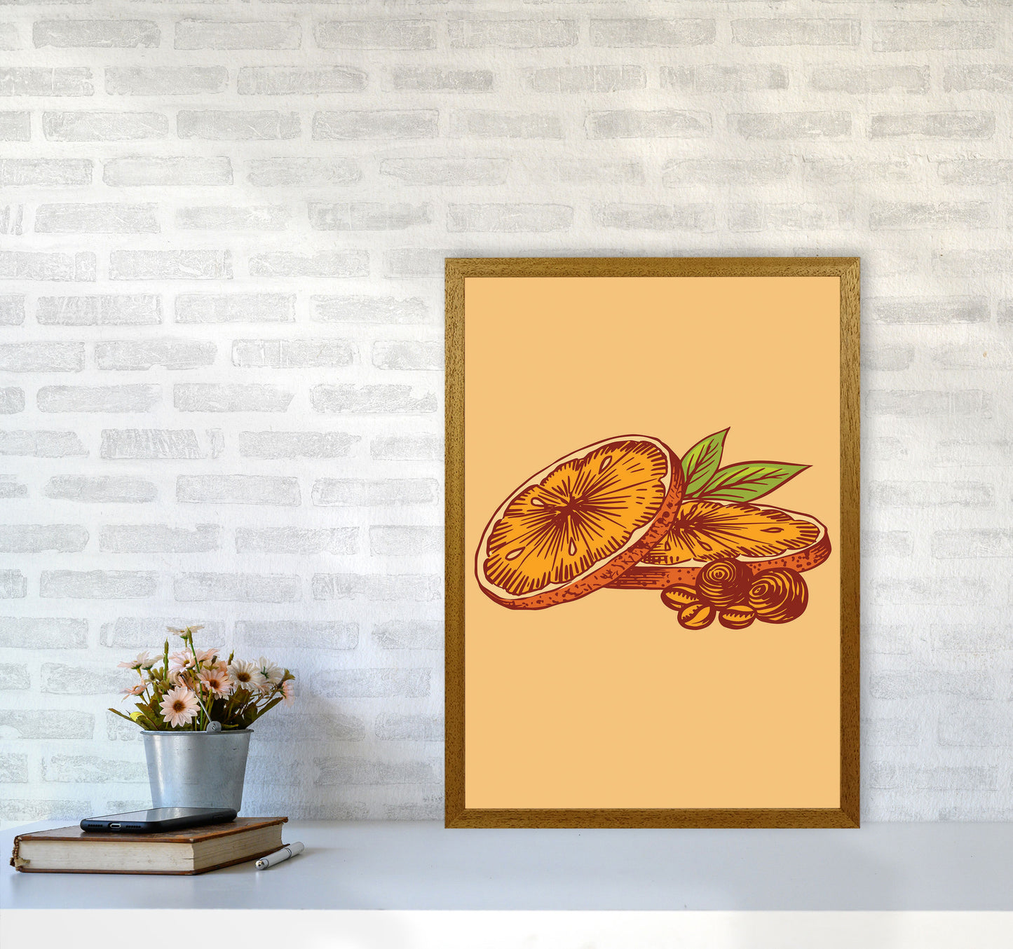 Orange Slices Art Print by Jason Stanley A2 Print Only