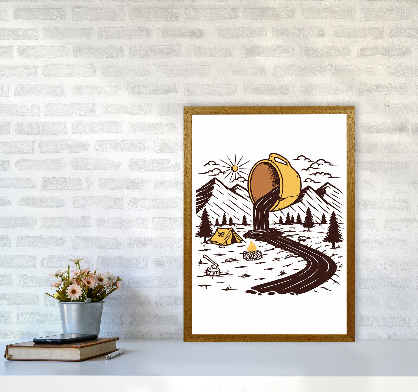 Coffee Is Life Art Print by Jason Stanley A2 Print Only