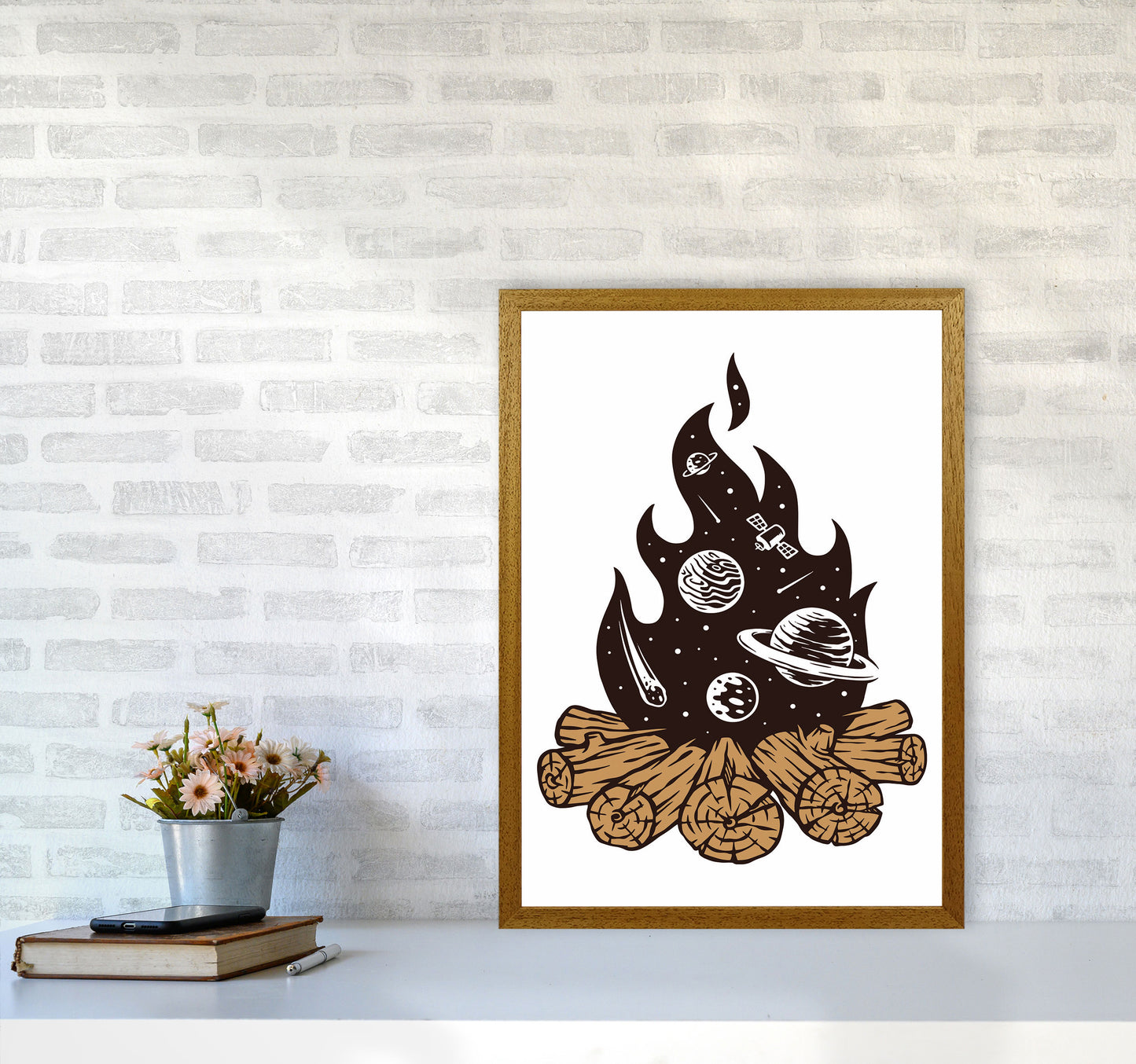 Mystical Fire Art Print by Jason Stanley A2 Print Only