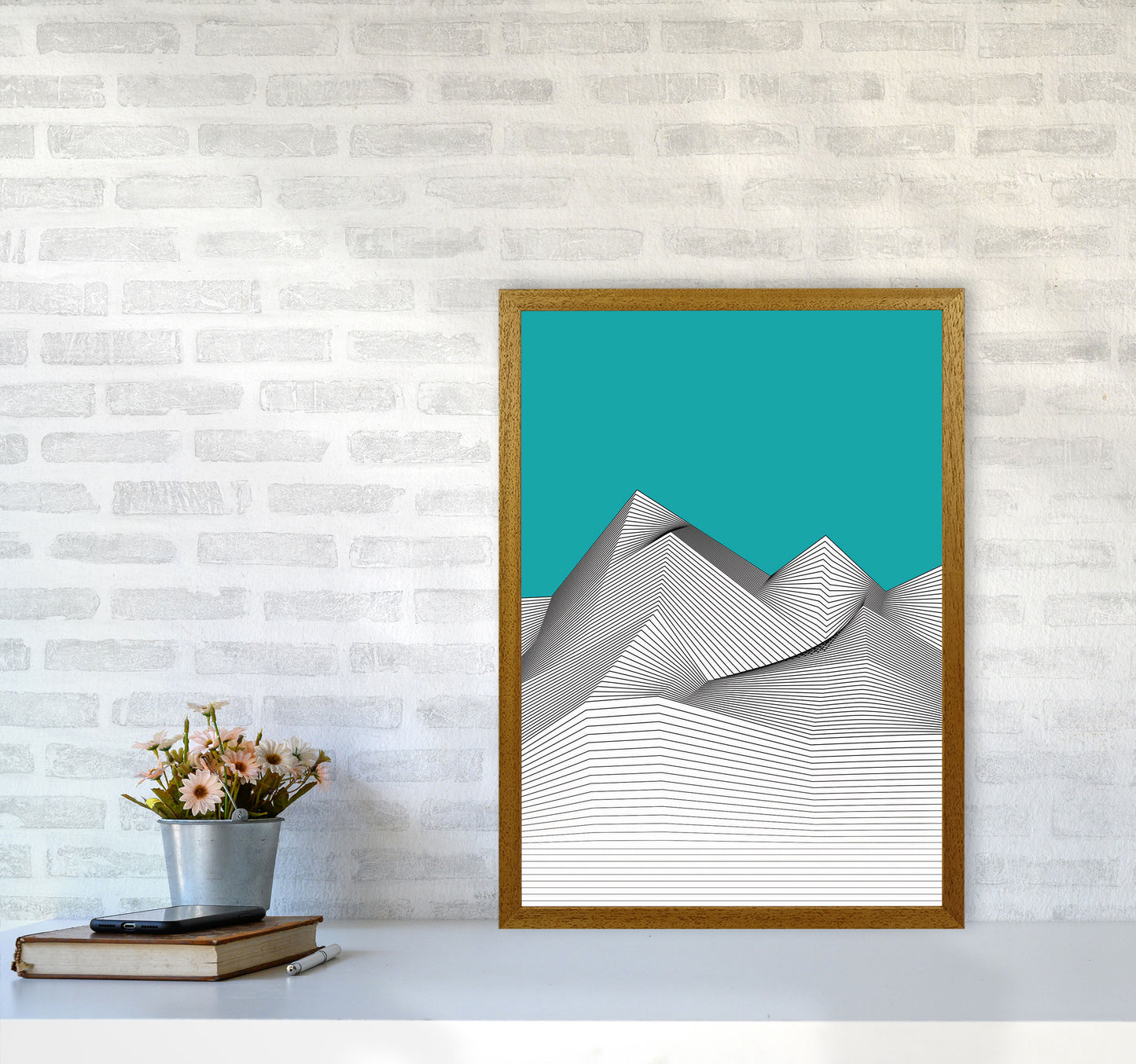 Blue Mountain Art Print by Jason Stanley A2 Print Only