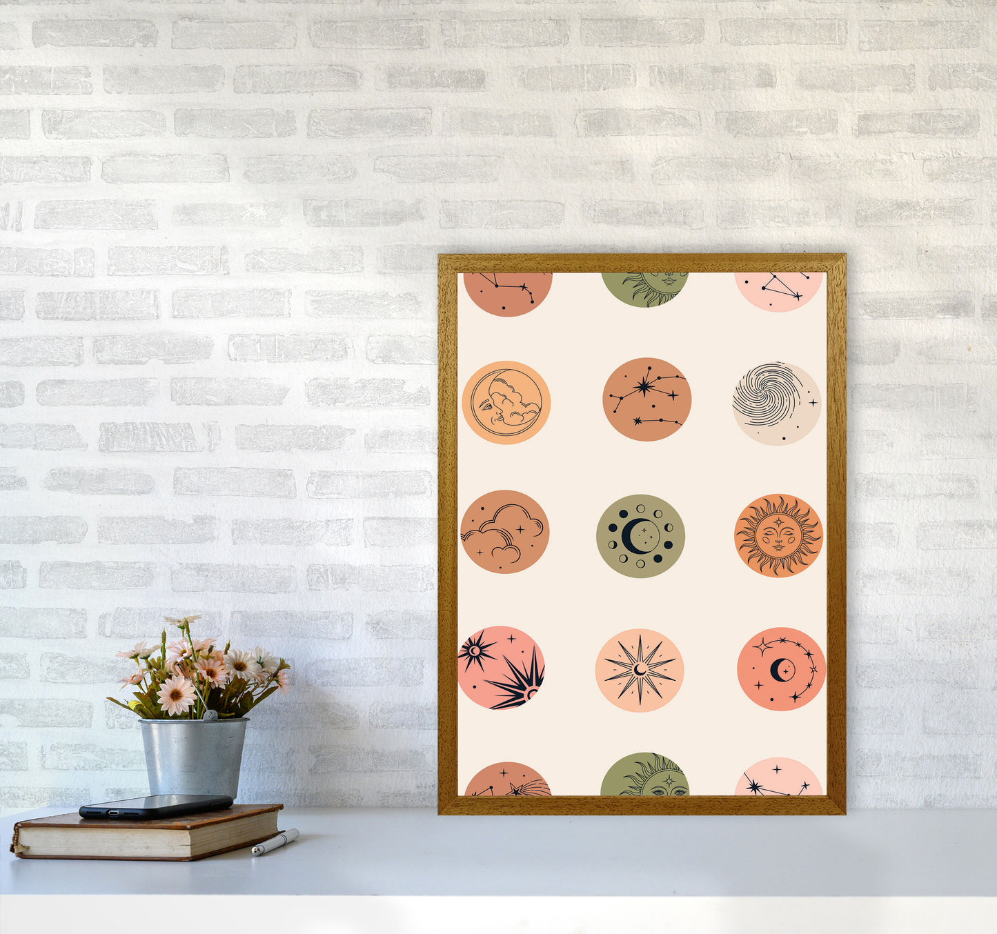 Sun And Moon Art Print by Jason Stanley A2 Print Only