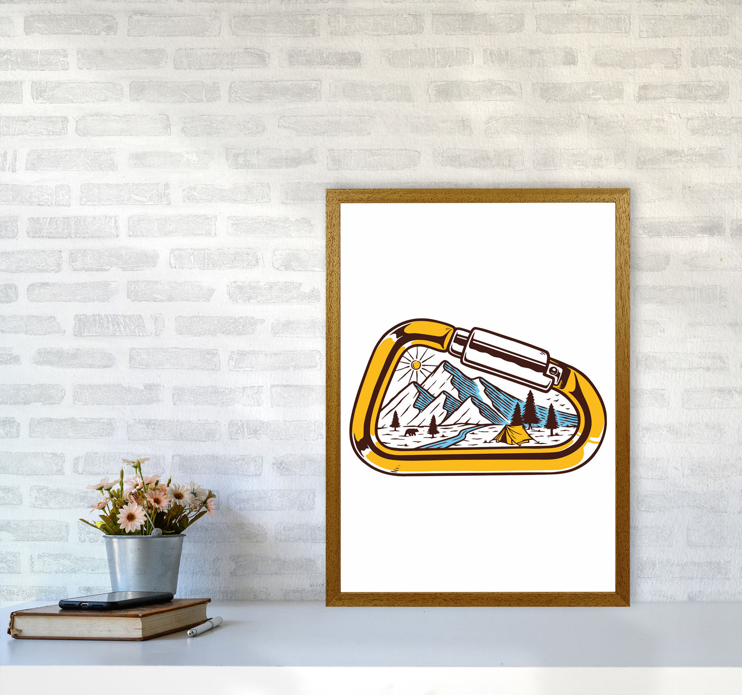 Caribiner Art Print by Jason Stanley A2 Print Only