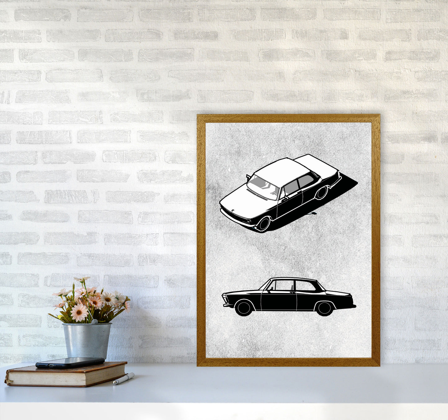 Minimal Car Series II Art Print by Jason Stanley A2 Print Only
