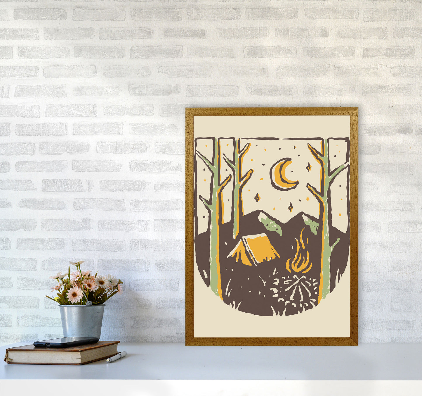 Camp Vibes Only Art Print by Jason Stanley A2 Print Only