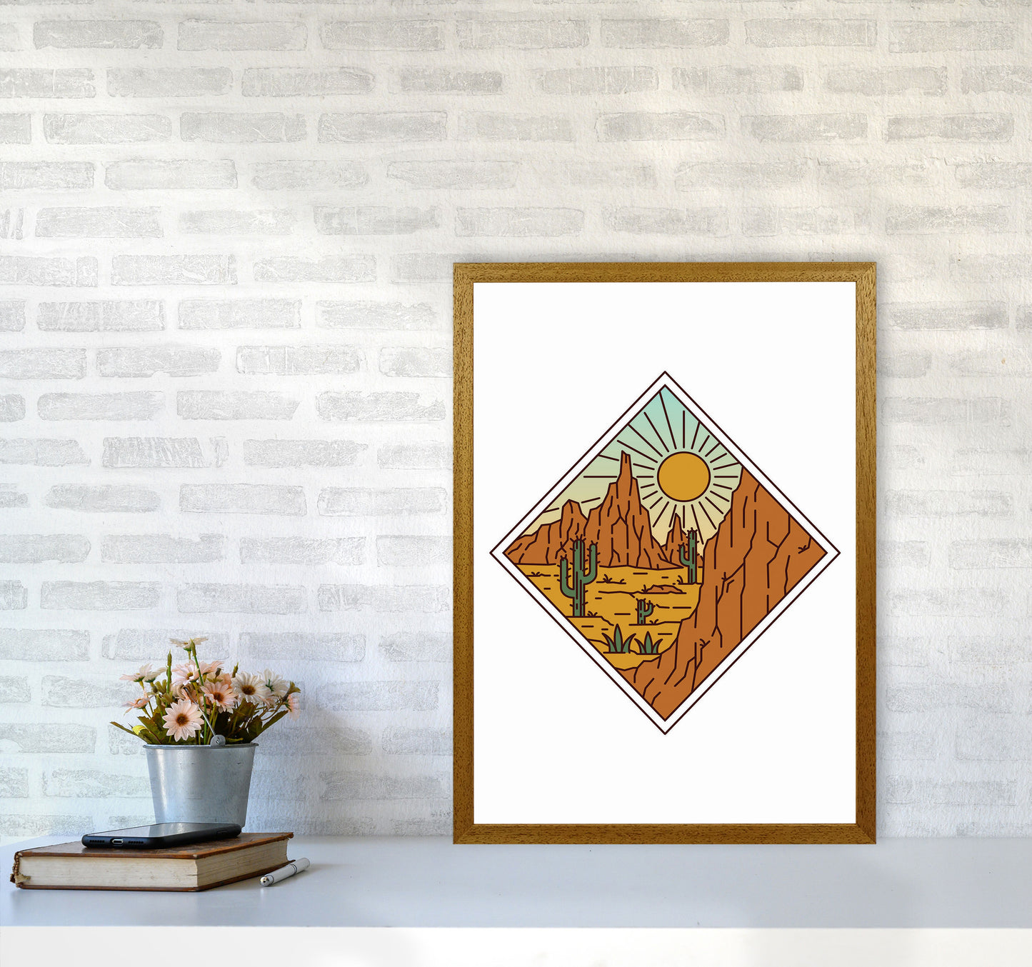 Desert Vibes Art Print by Jason Stanley A2 Print Only