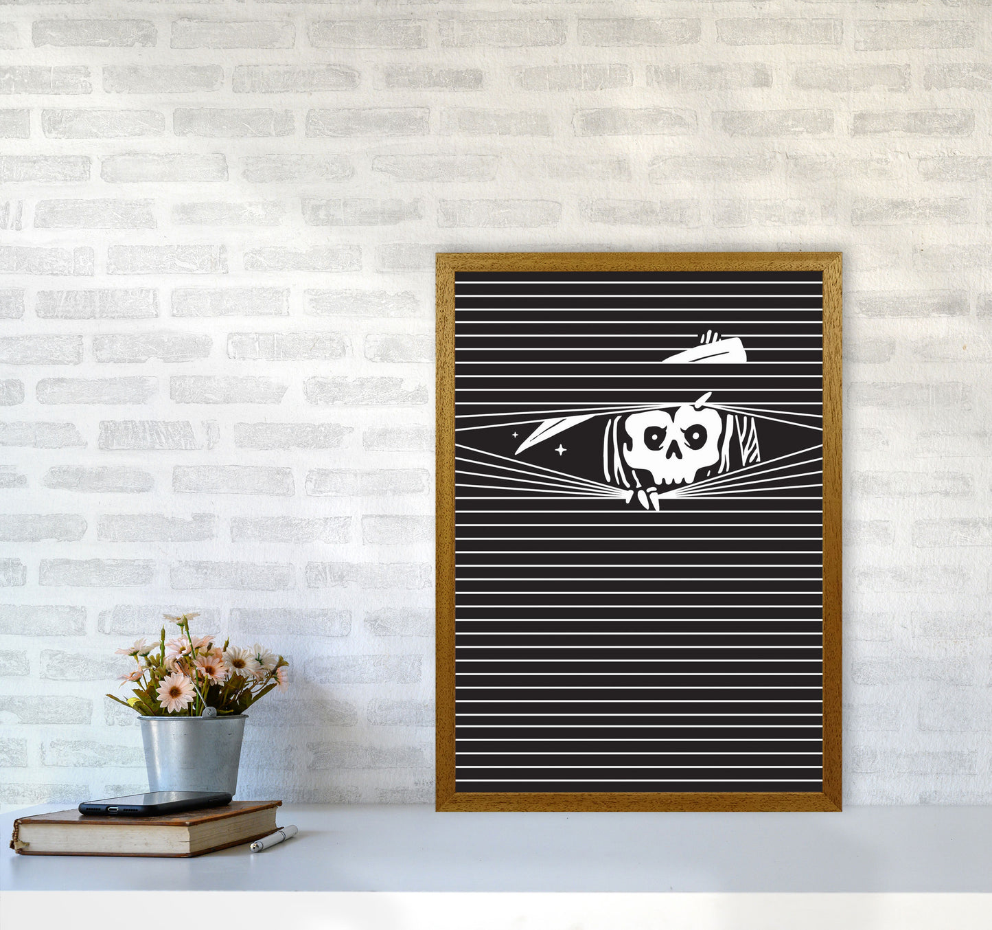 The Grim Reaper Art Print by Jason Stanley A2 Print Only
