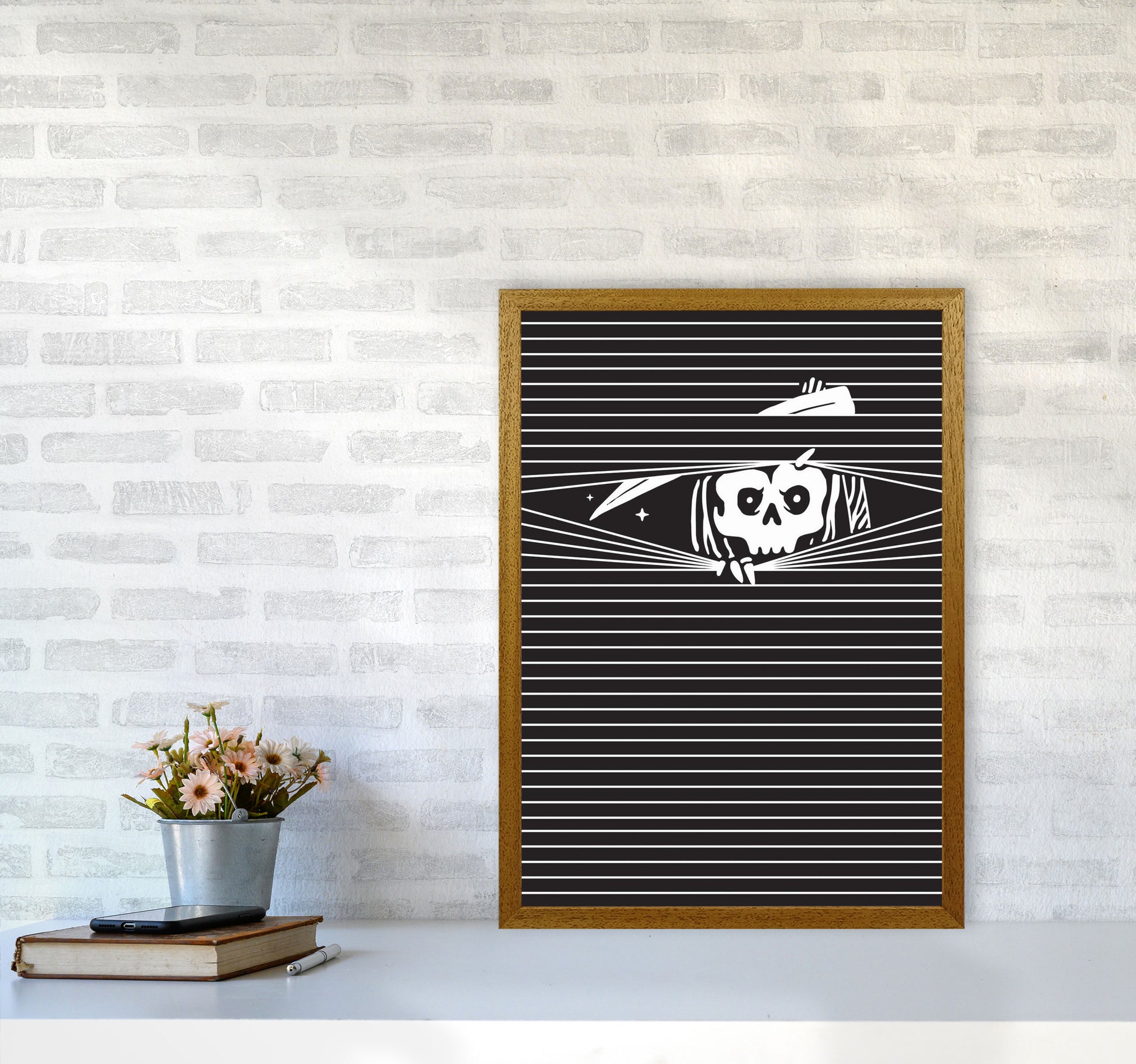 The Grim Reaper Art Print by Jason Stanley A2 Print Only
