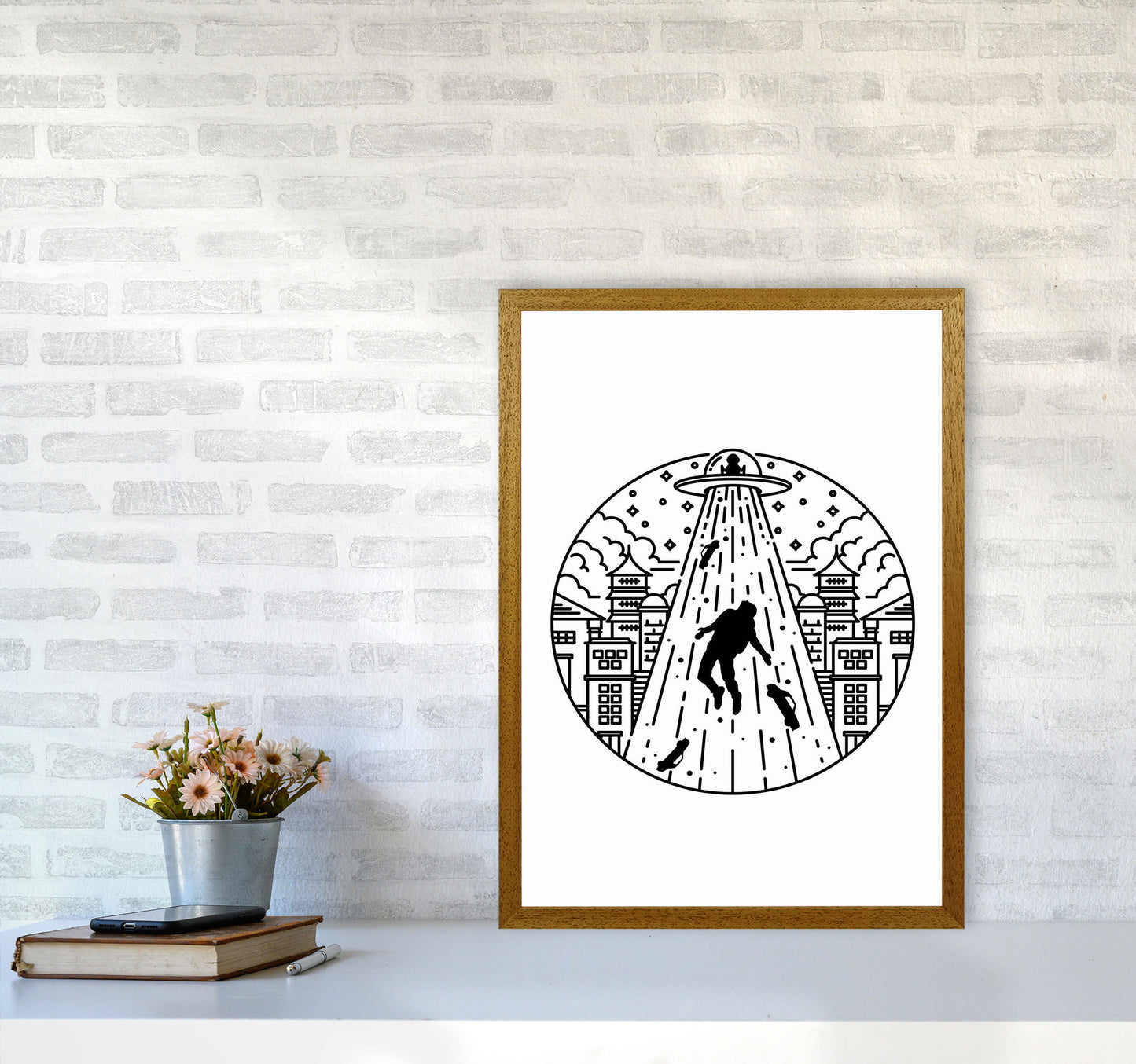 Alien Invasion Art Print by Jason Stanley A2 Print Only