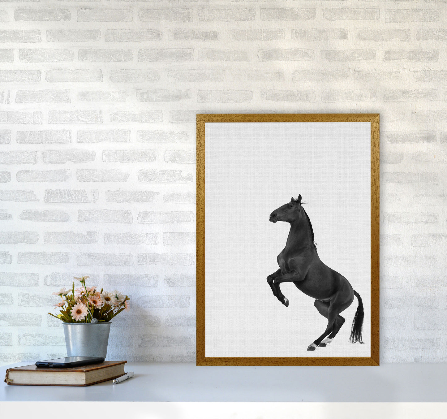 The Dark Horse Rides At Night #2 Art Print by Jason Stanley A2 Print Only