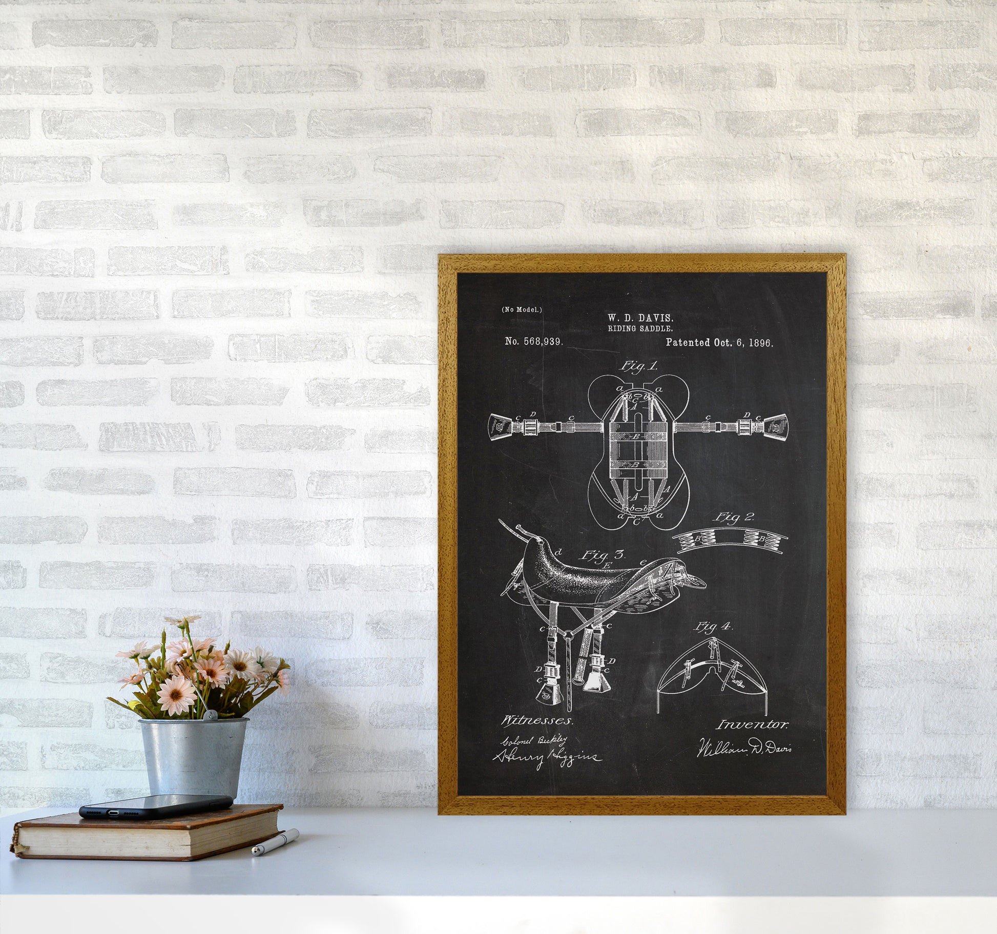 Riding Saddlepatent Art Print by Jason Stanley A2 Print Only