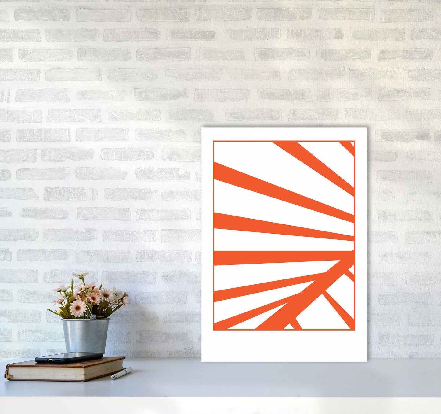 Minimal Geometric Series - 26 Art Print by Jason Stanley A2 Black Frame