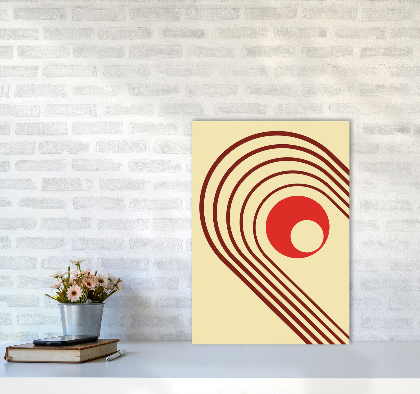 Minimal Geometric Series - 37 Art Print by Jason Stanley A2 Black Frame