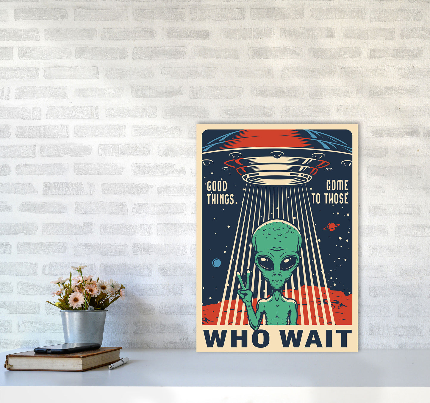 Outer Space Series - #12 Art Print by Jason Stanley A2 Black Frame